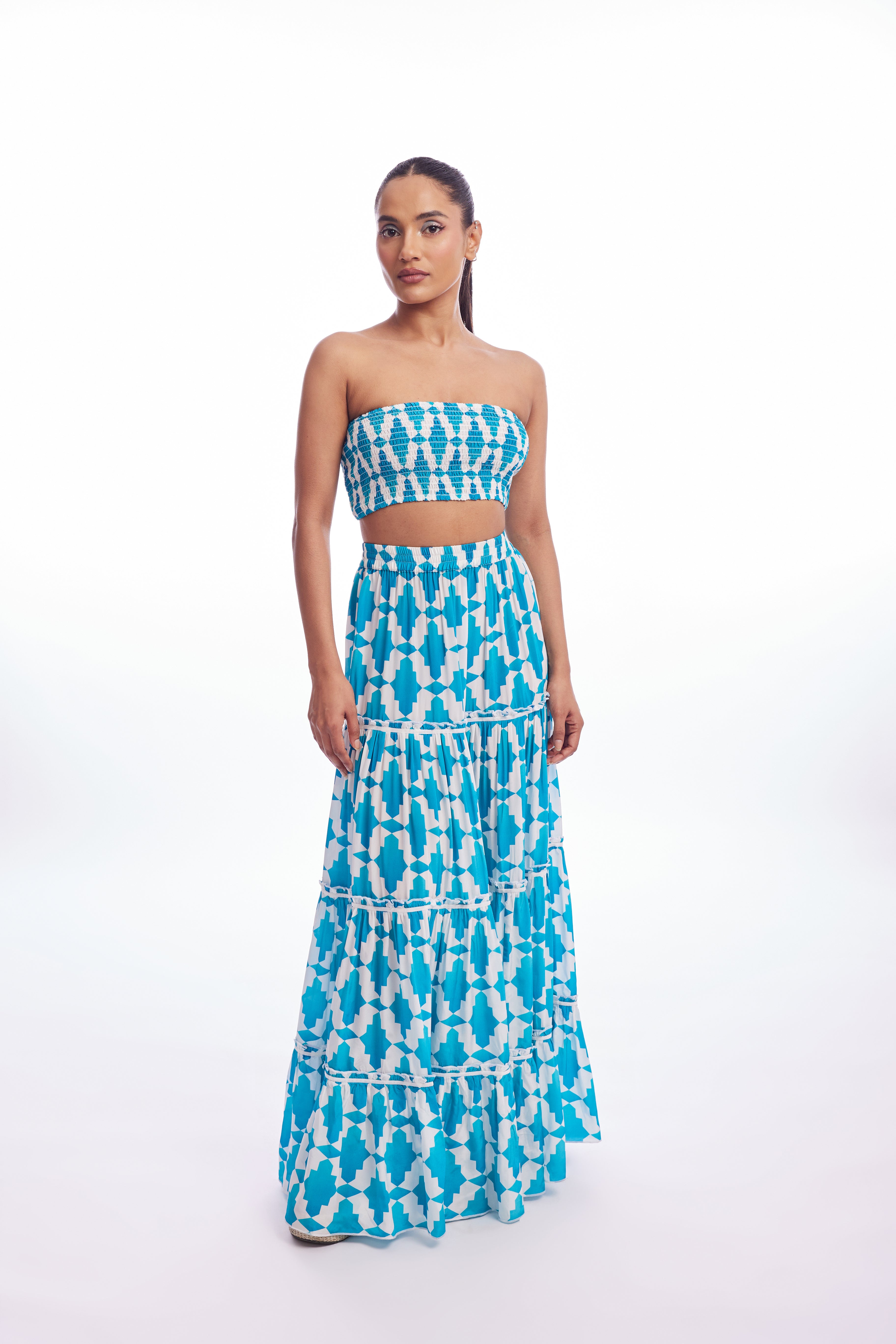 TUBE TOP - TURQUOISE