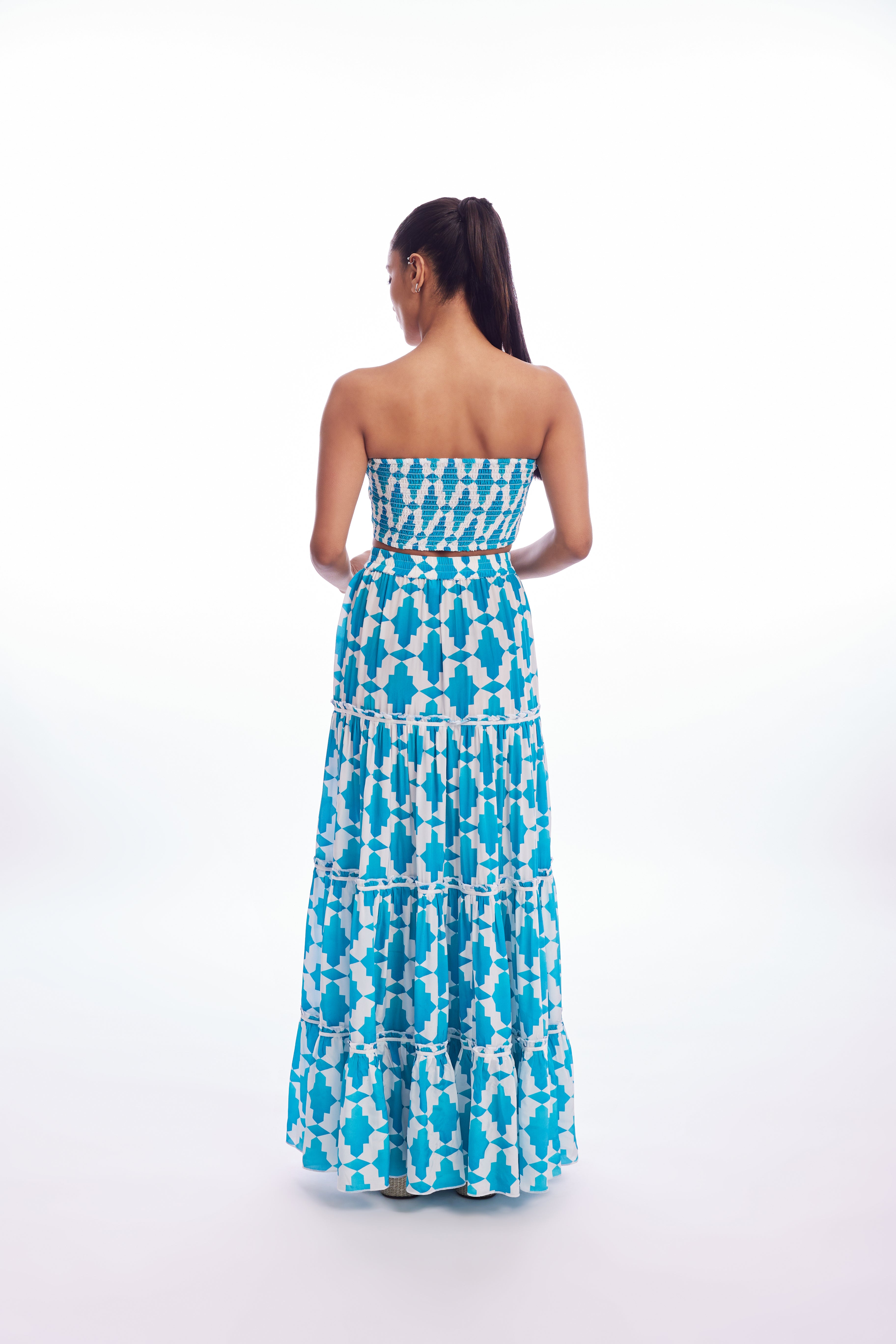 TUBE TOP - TURQUOISE