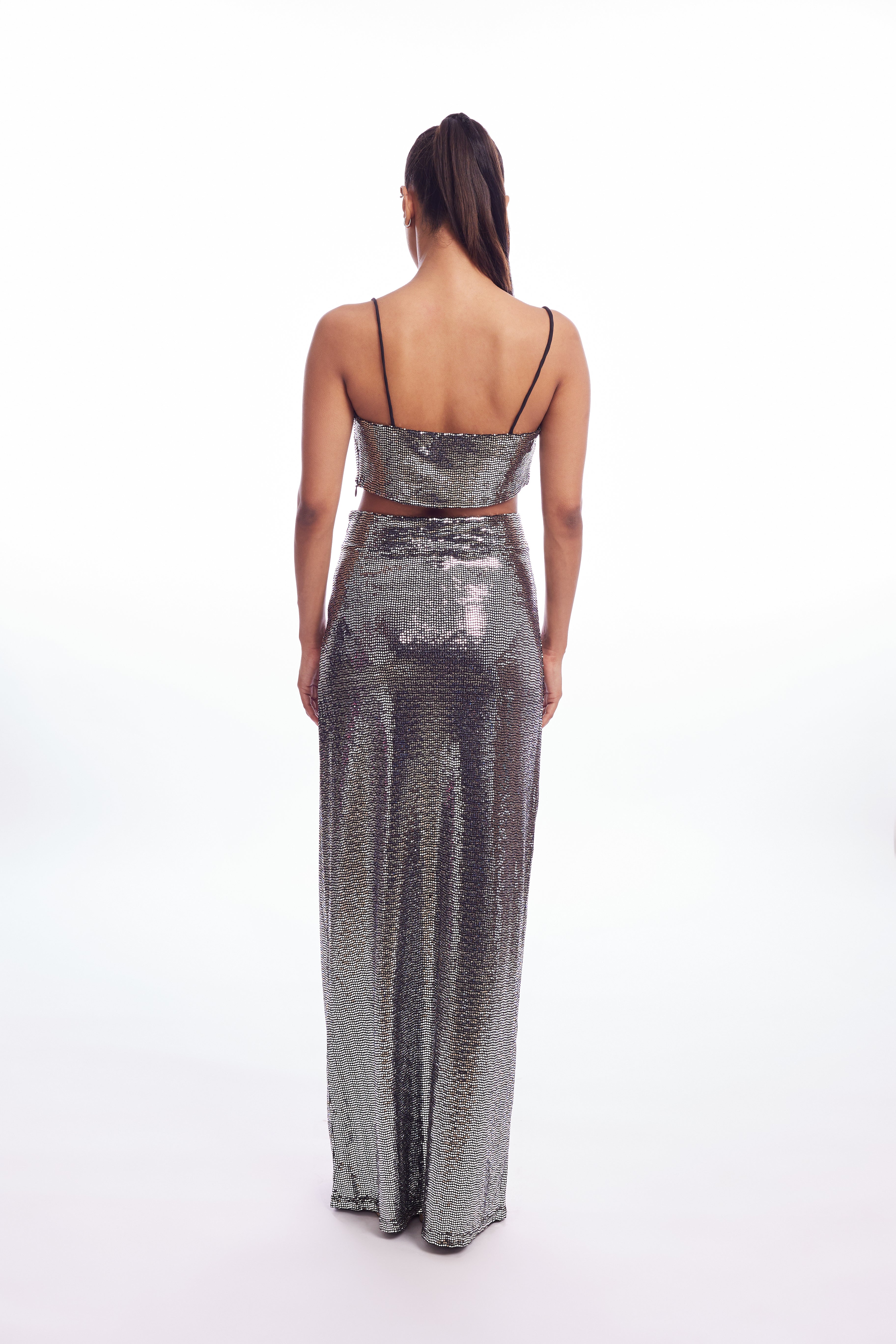 BRA TOP - SILVER