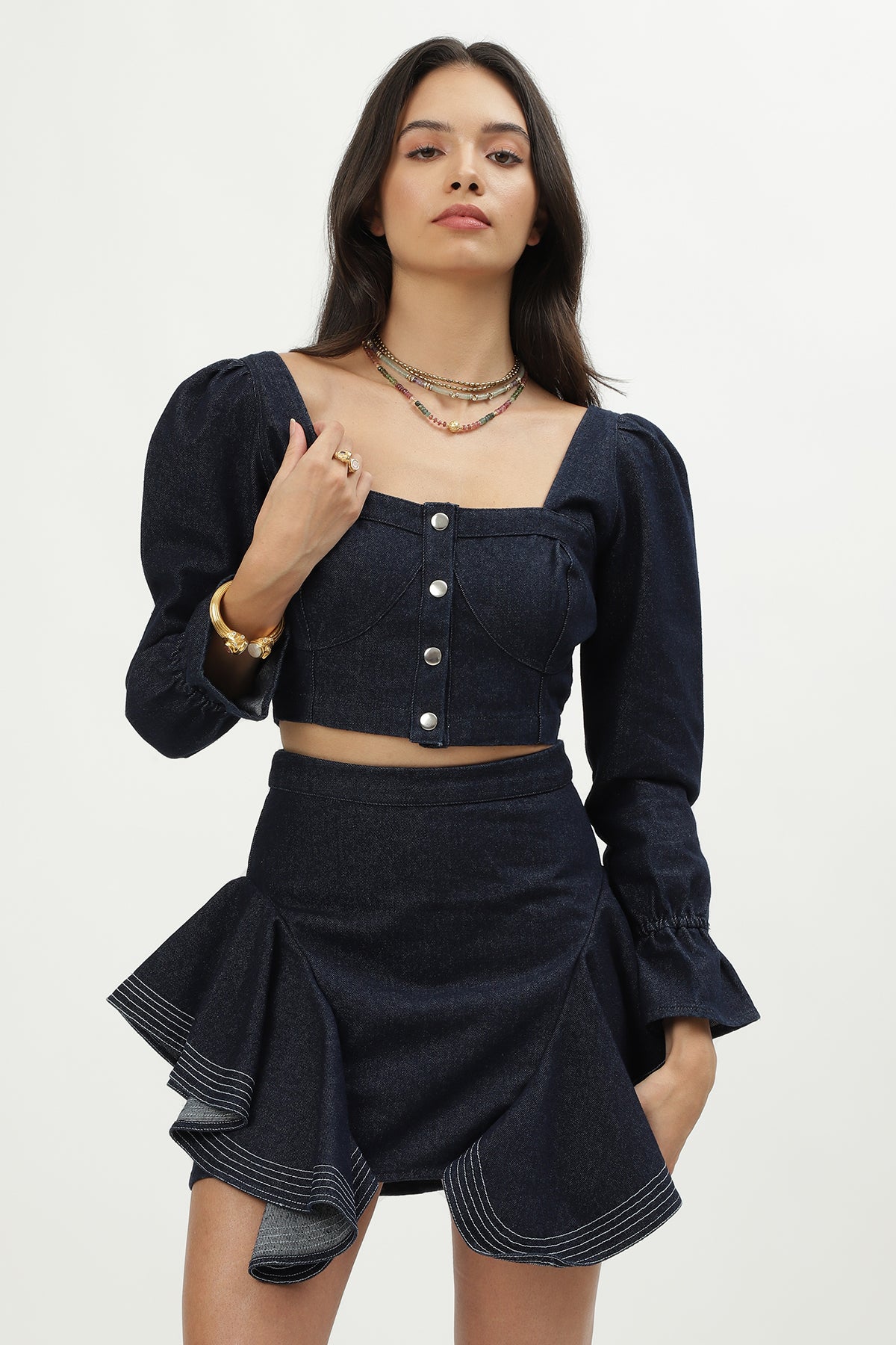 VICTORY SKIRT - DENIM