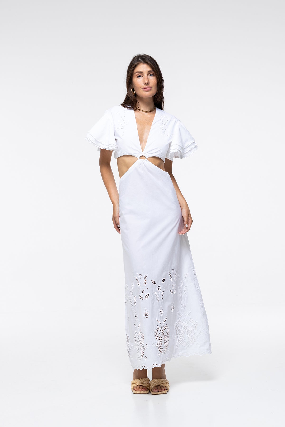 ROBE MARGAUX - BRODERIES BLANCHES