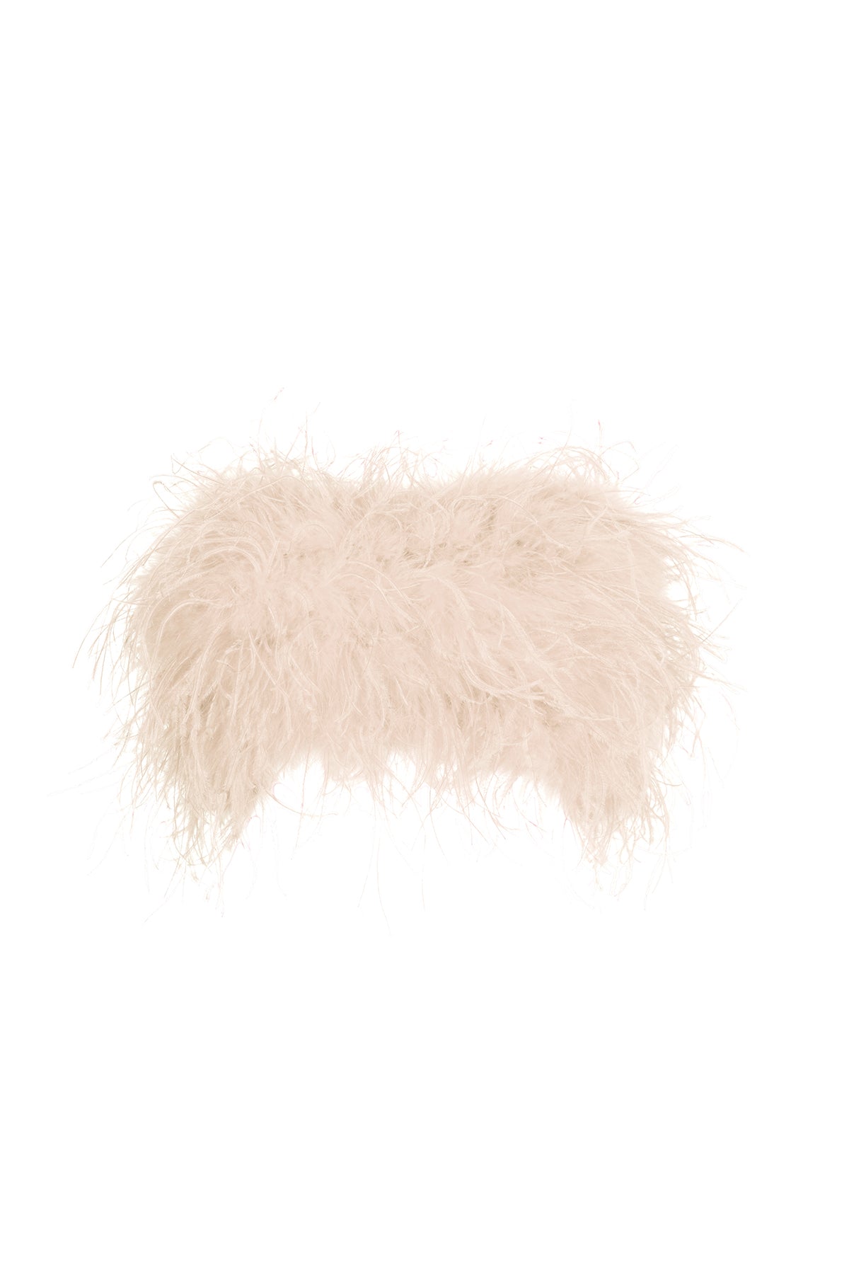 BRA TOP - PLUMES ECRU