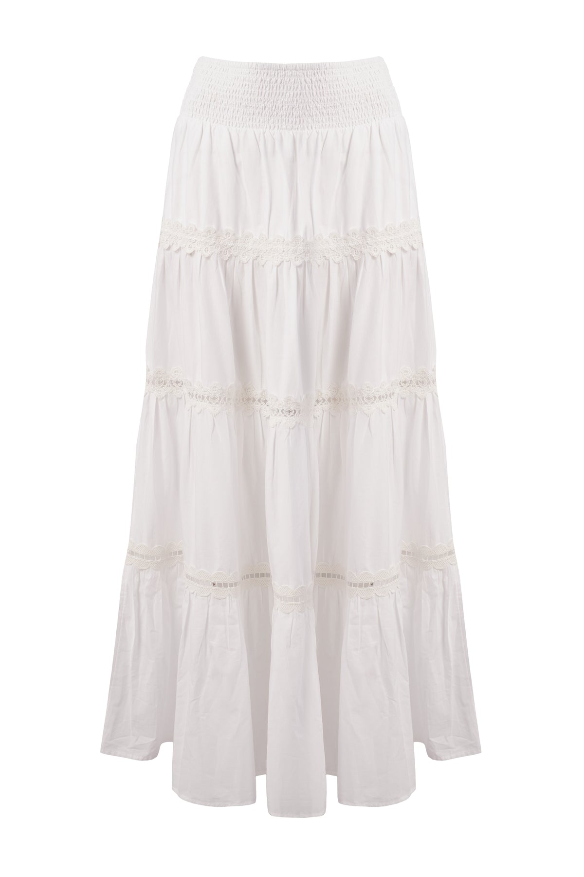 Jupe Margot blanche – MARLEA Monte-Carlo