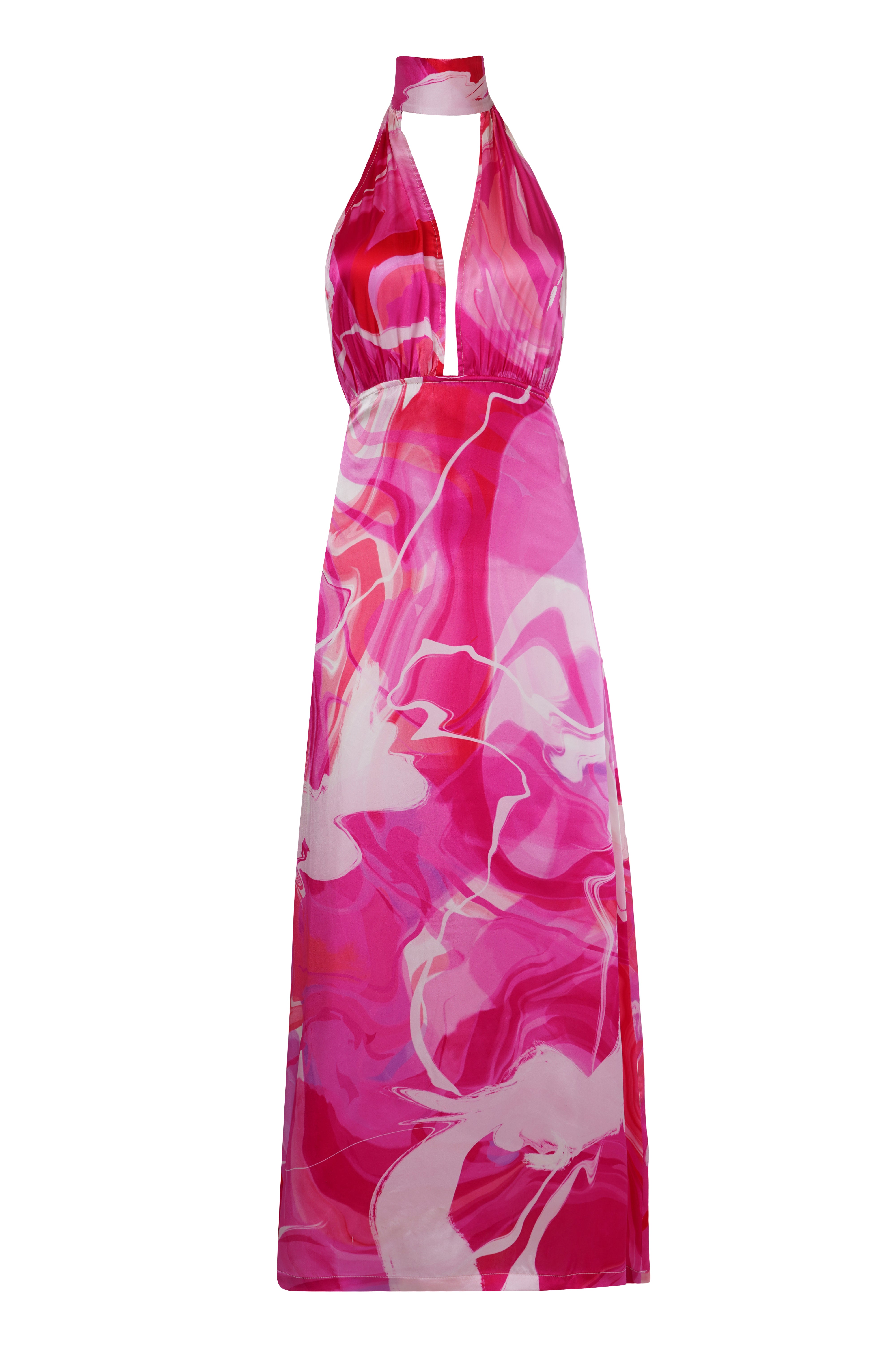 ROBE TARA - PINK BOA