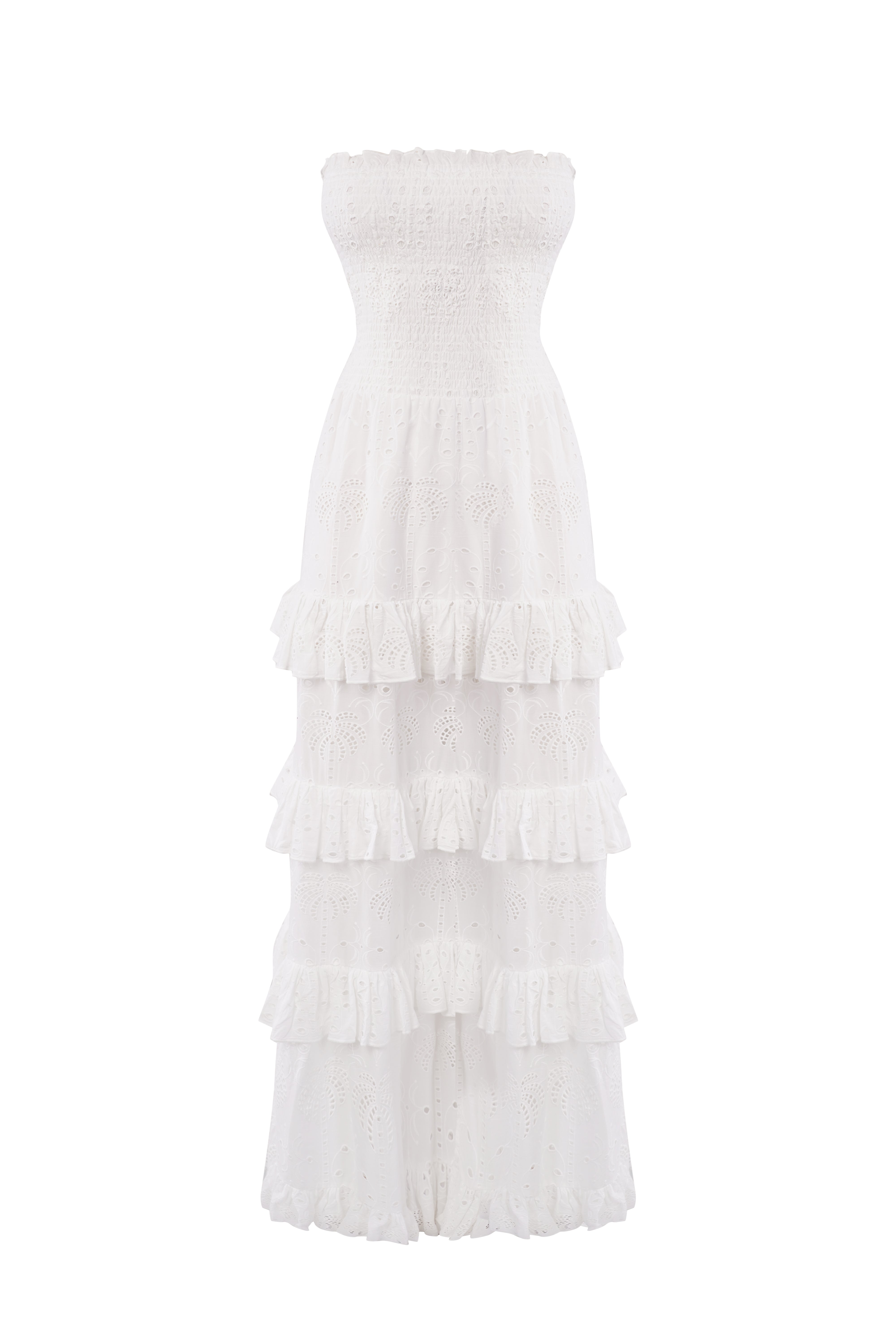 ROBE LULA - WHITE PALM TREE