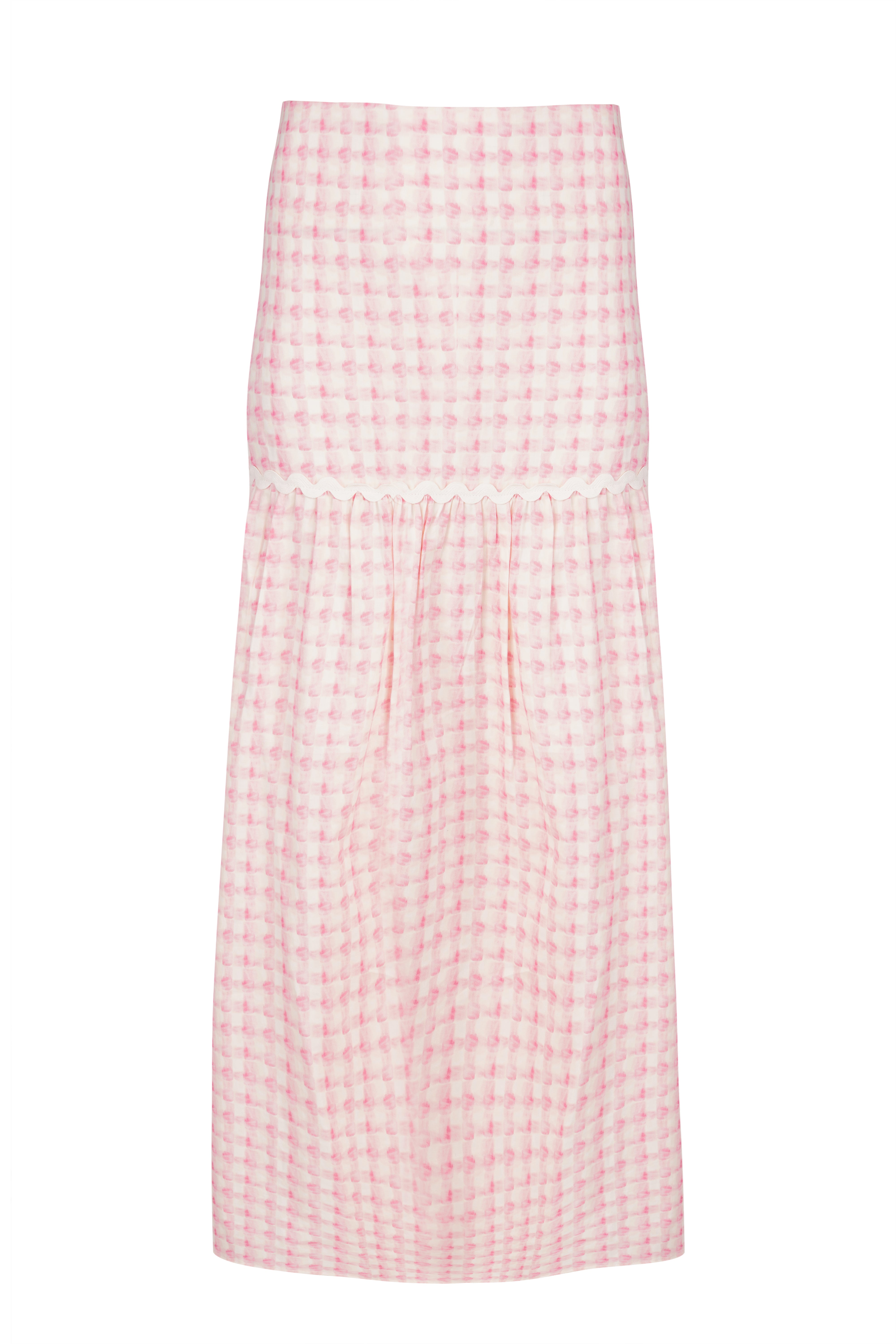 JUPE CELIA - PINK VICHY