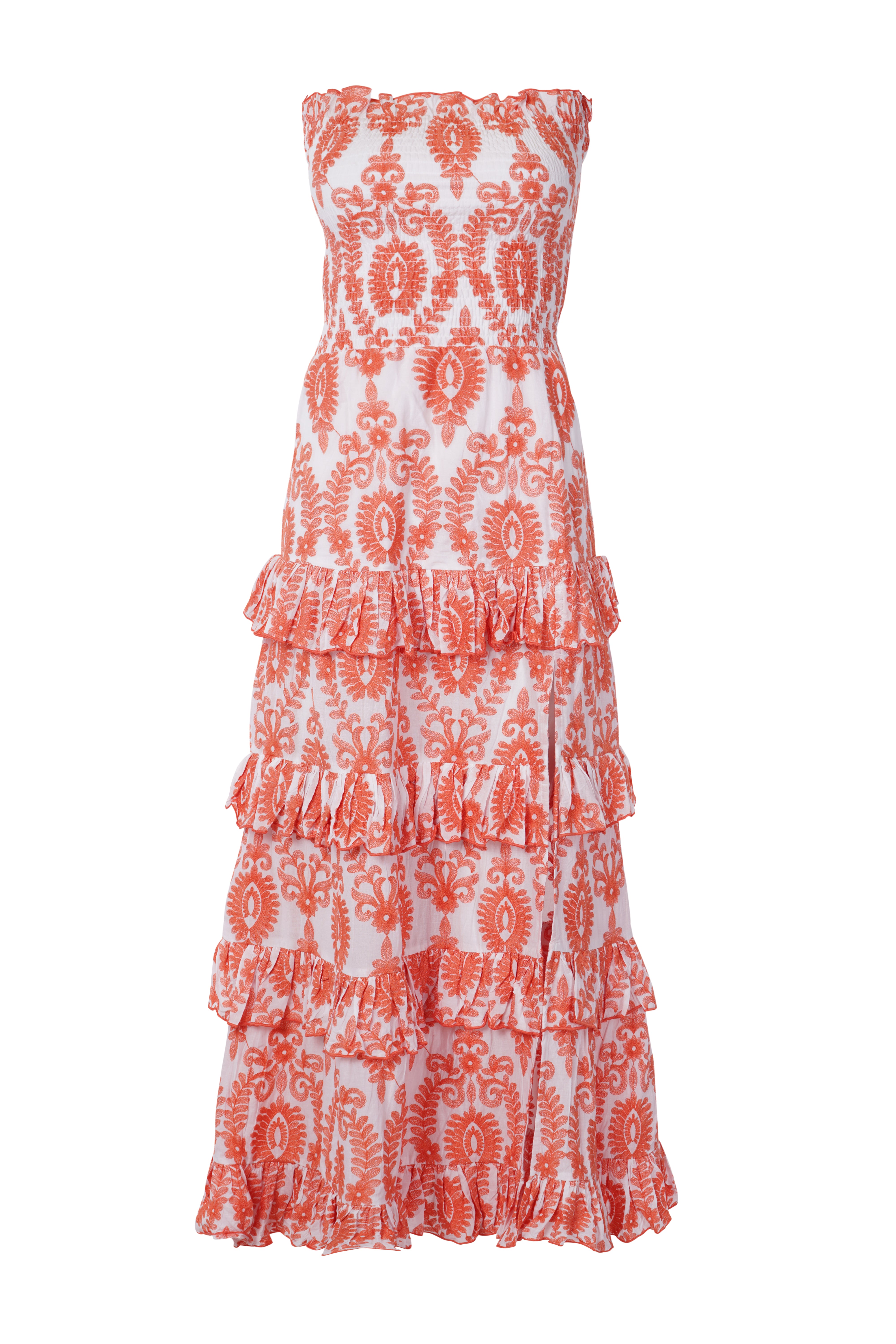 LULA DRESS - CORAL