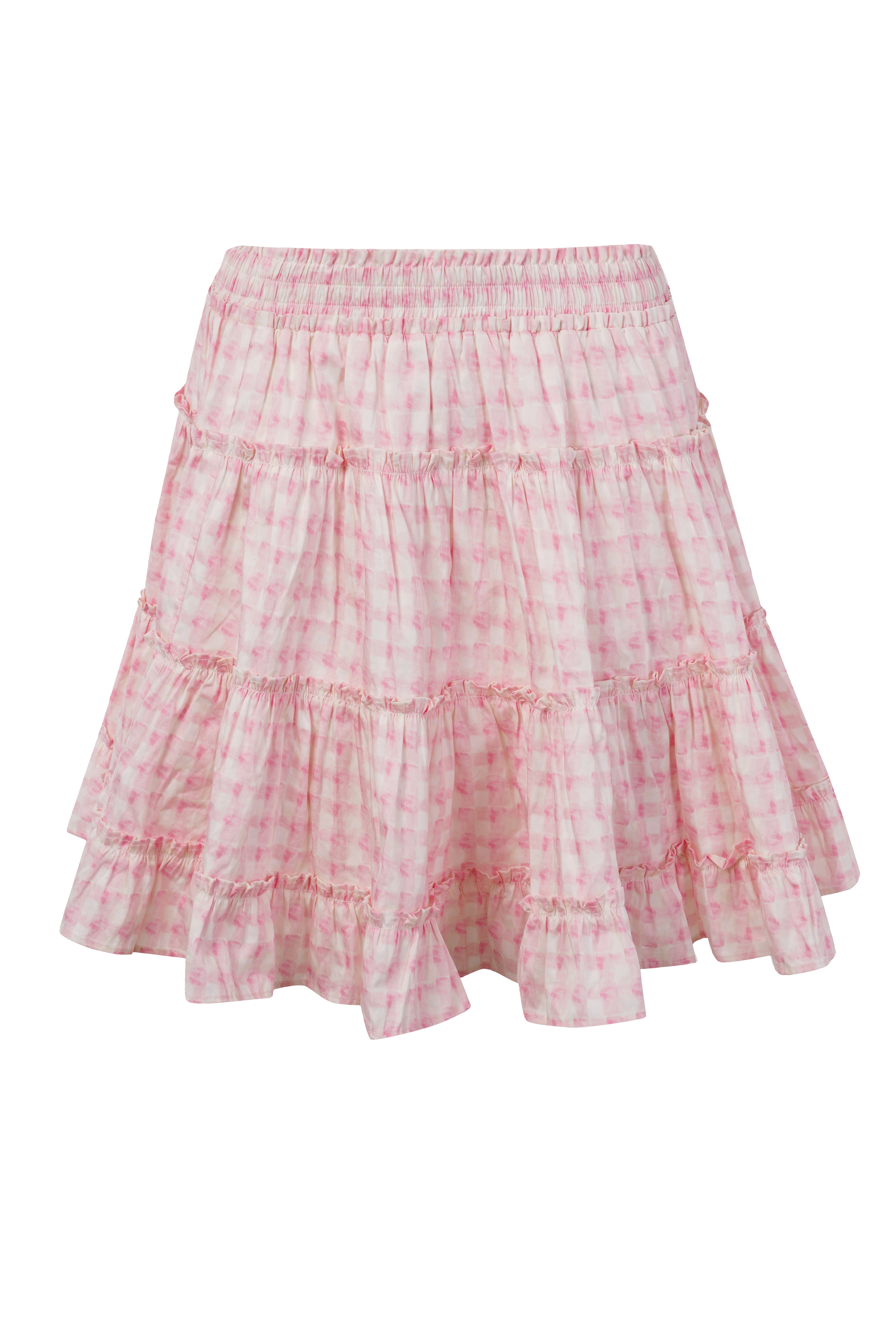 JUPE PAULA - PINK VICHY