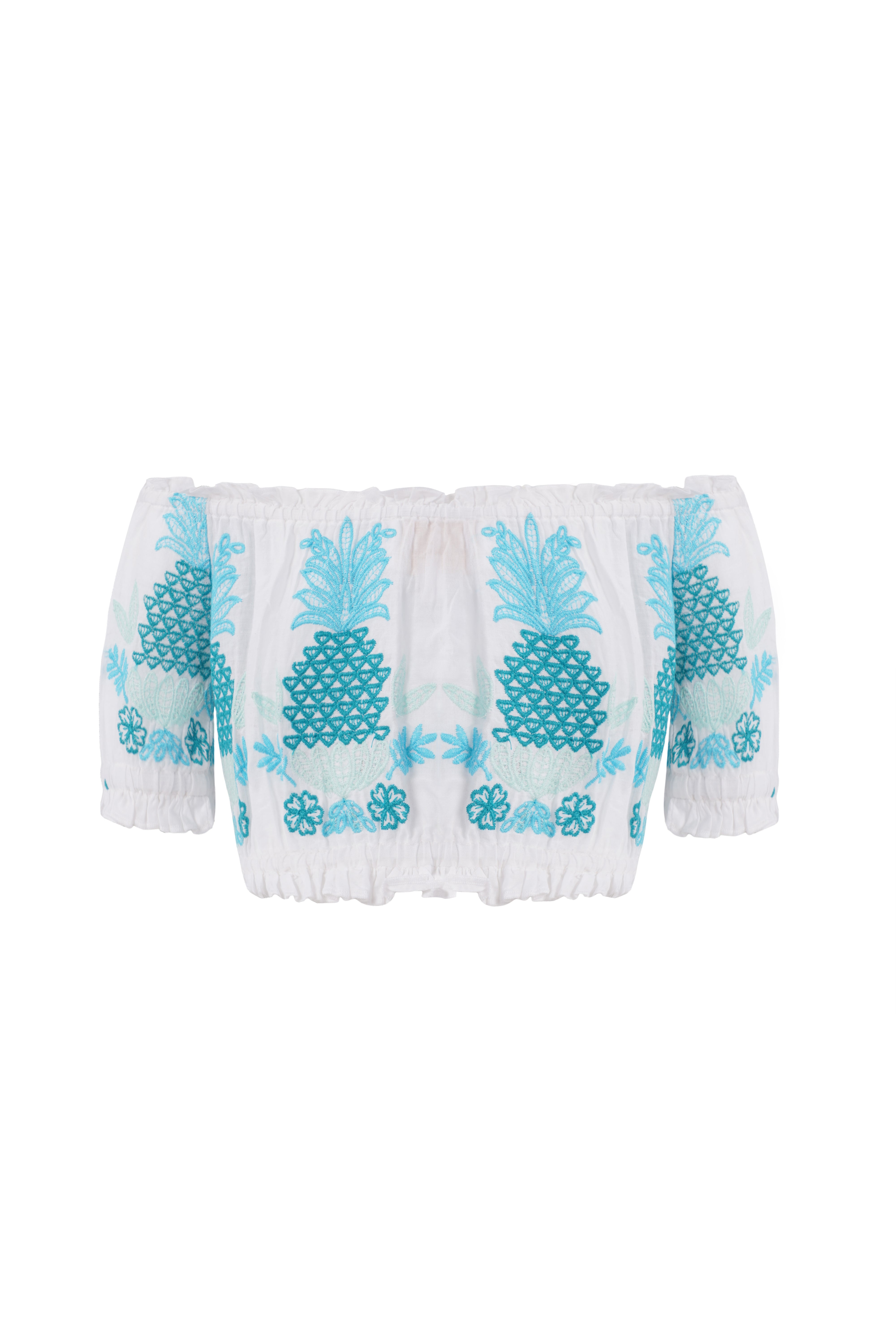 TOP JENNA KIDS - AQUA PINEAPPLE