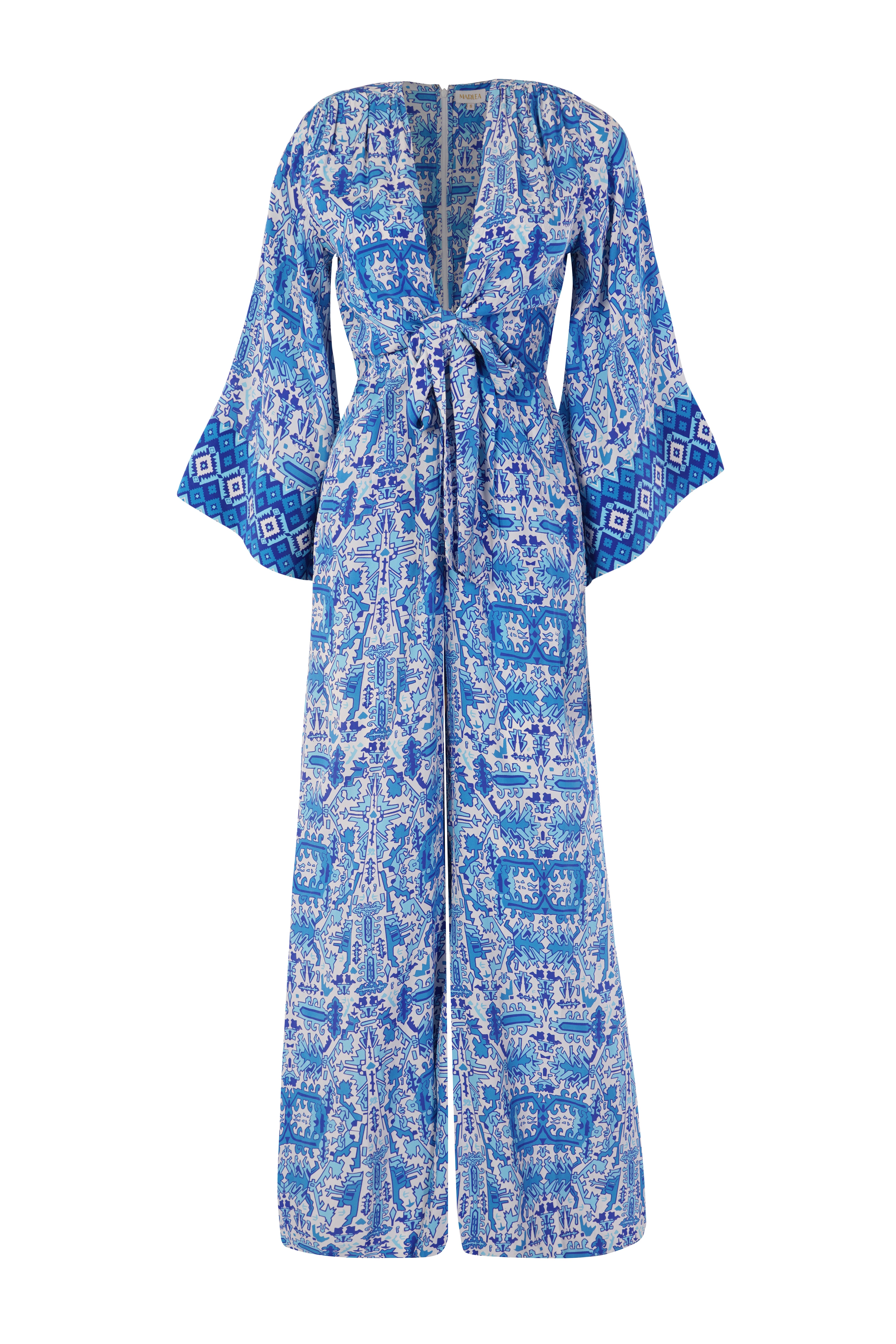 JUMPSUIT JOSEPHINE - BLEU AZTEC