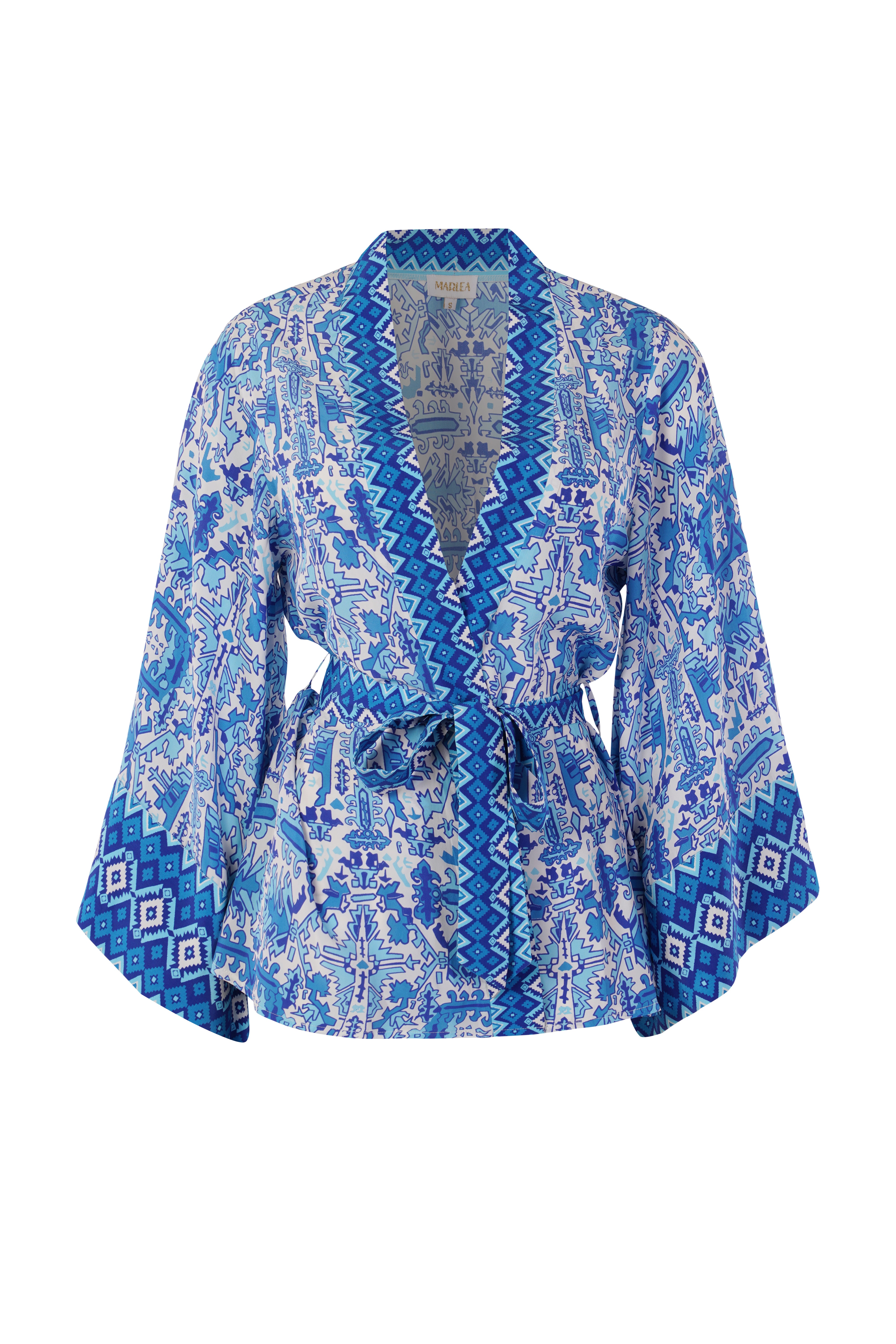 KIMONO DALIA - BLEU AZTEC