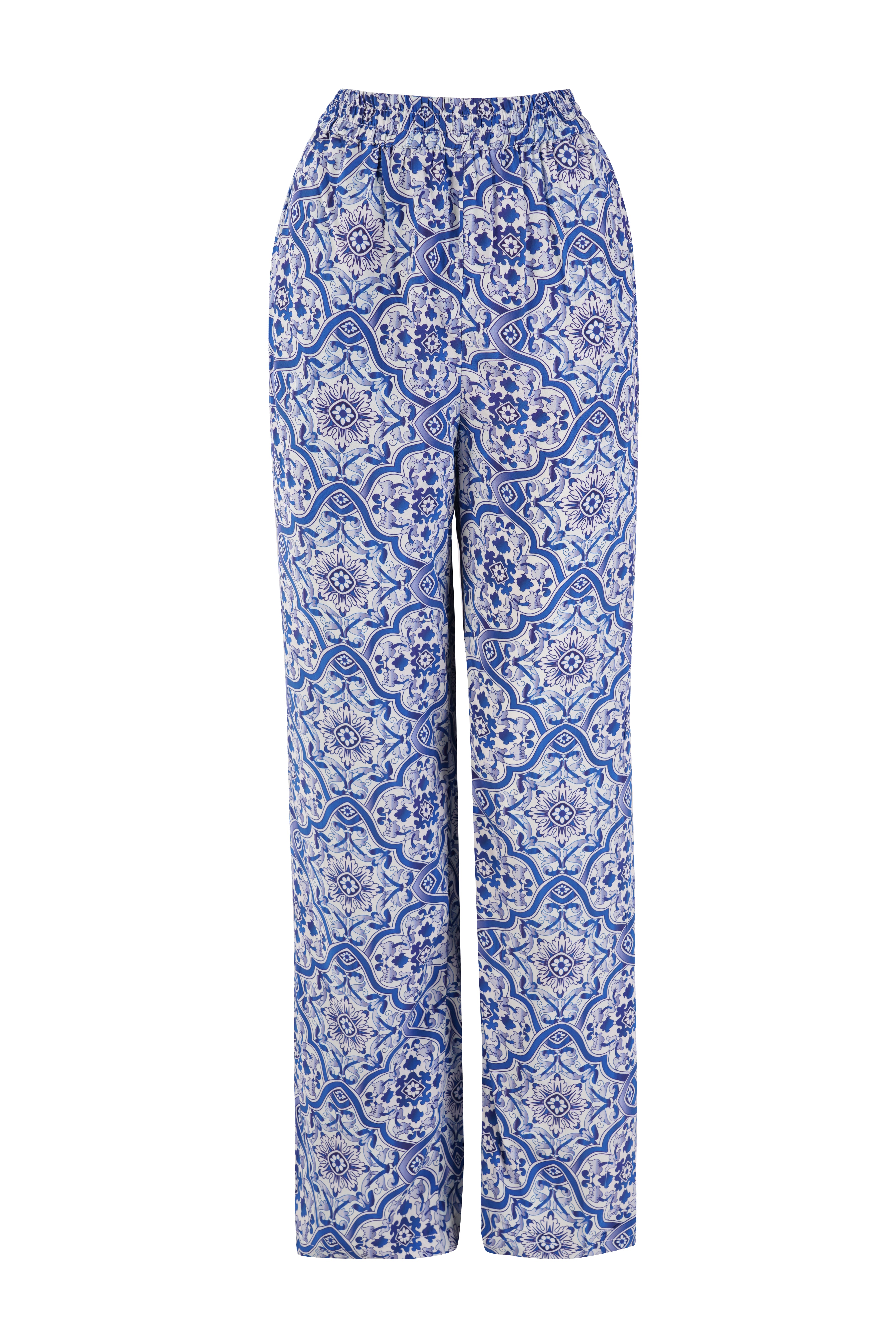 PANTALON KENZA - BLUE TILE