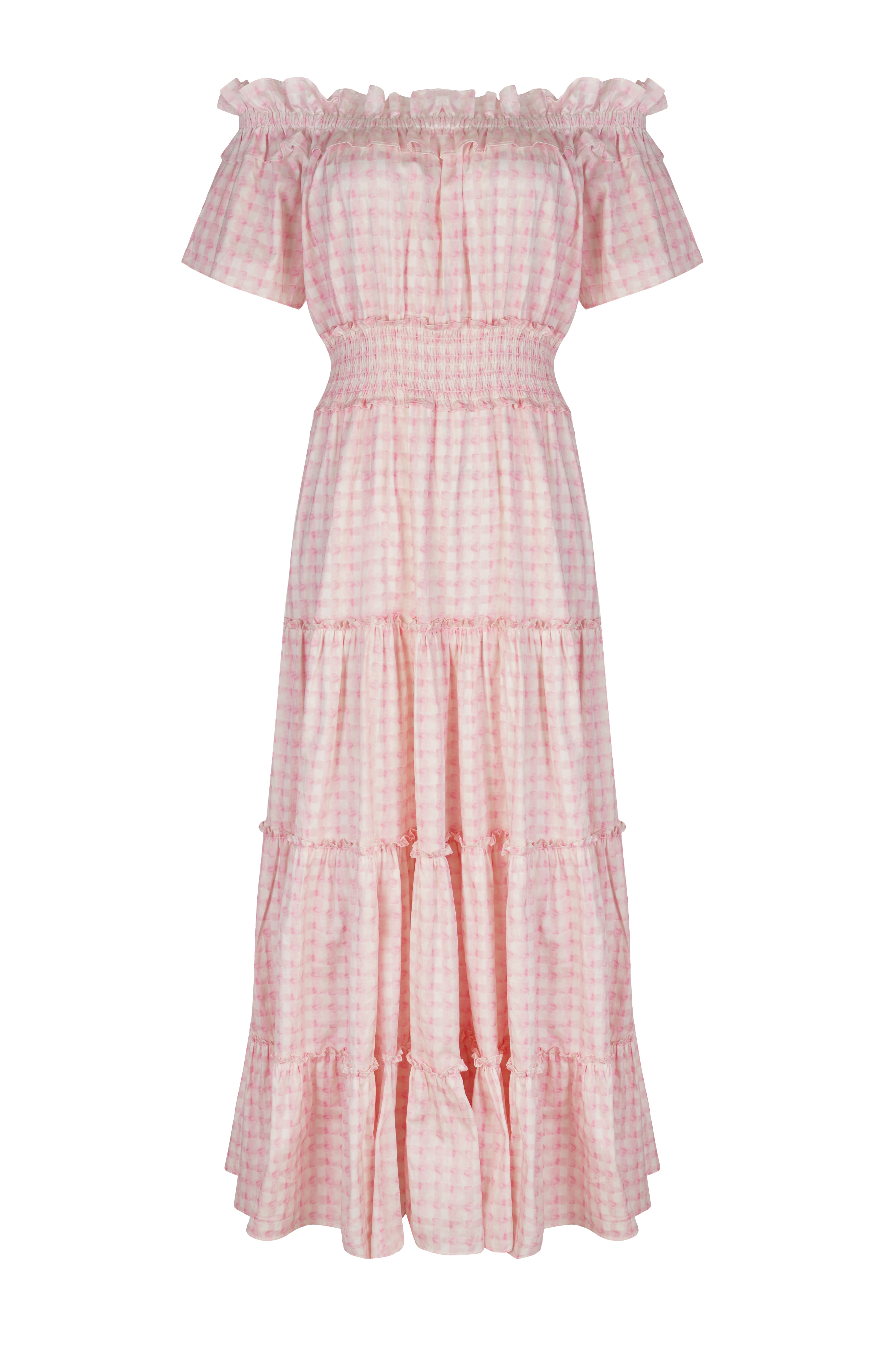 ROBE SANDY - PINK VICHY
