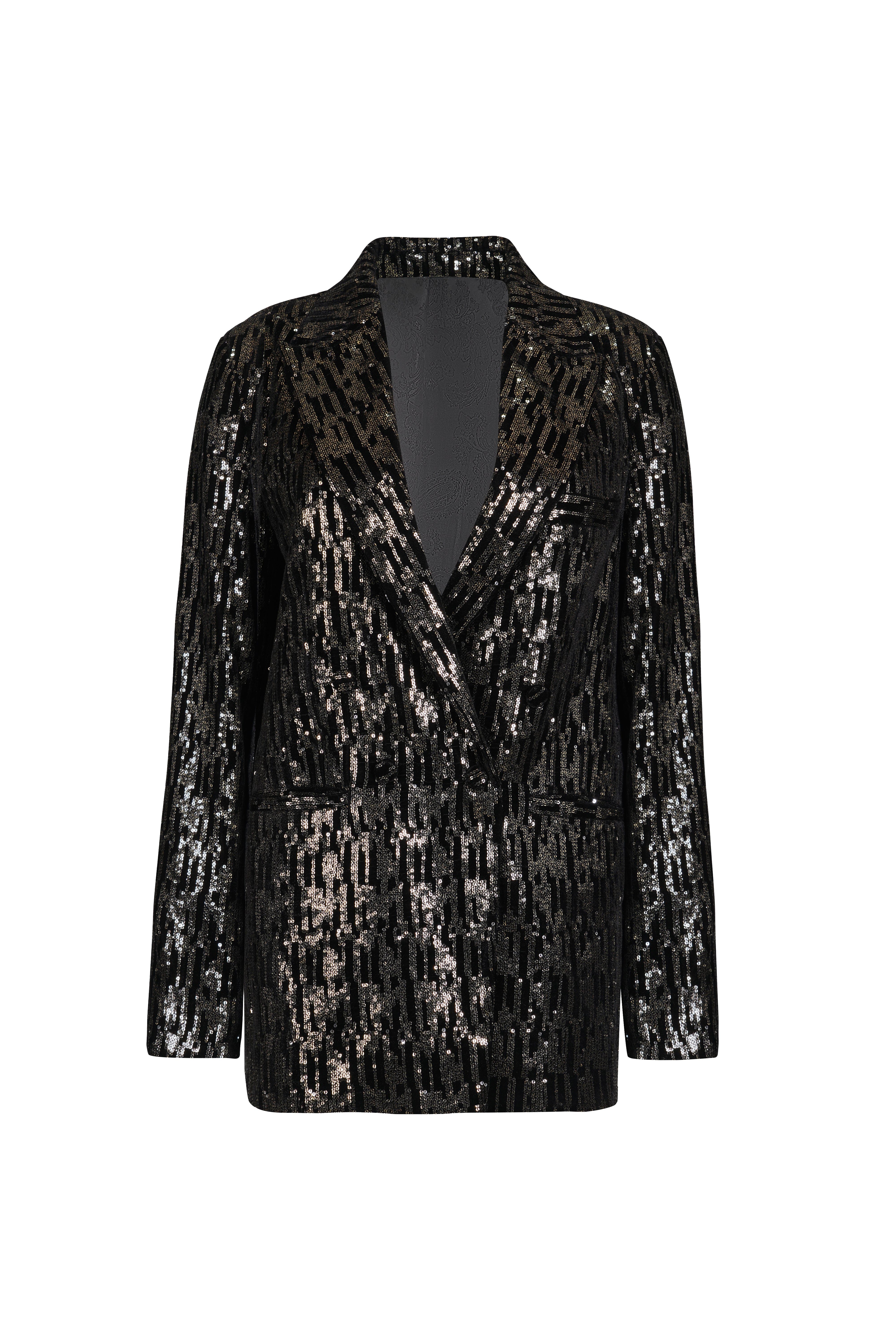 EMMA JACKET - GOLD SEQUINS