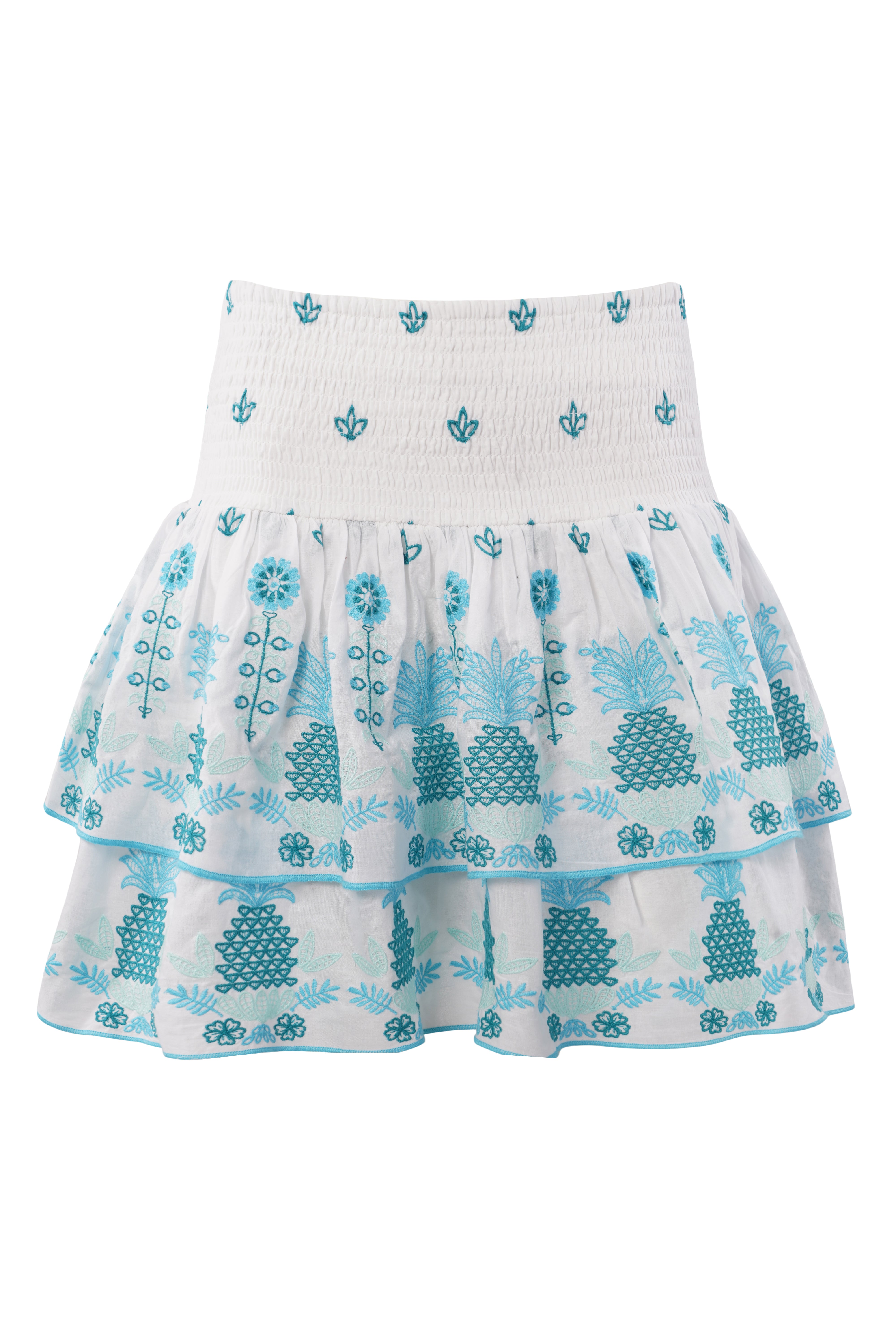 JUPE PAULINA - AQUA PINEAPPLE