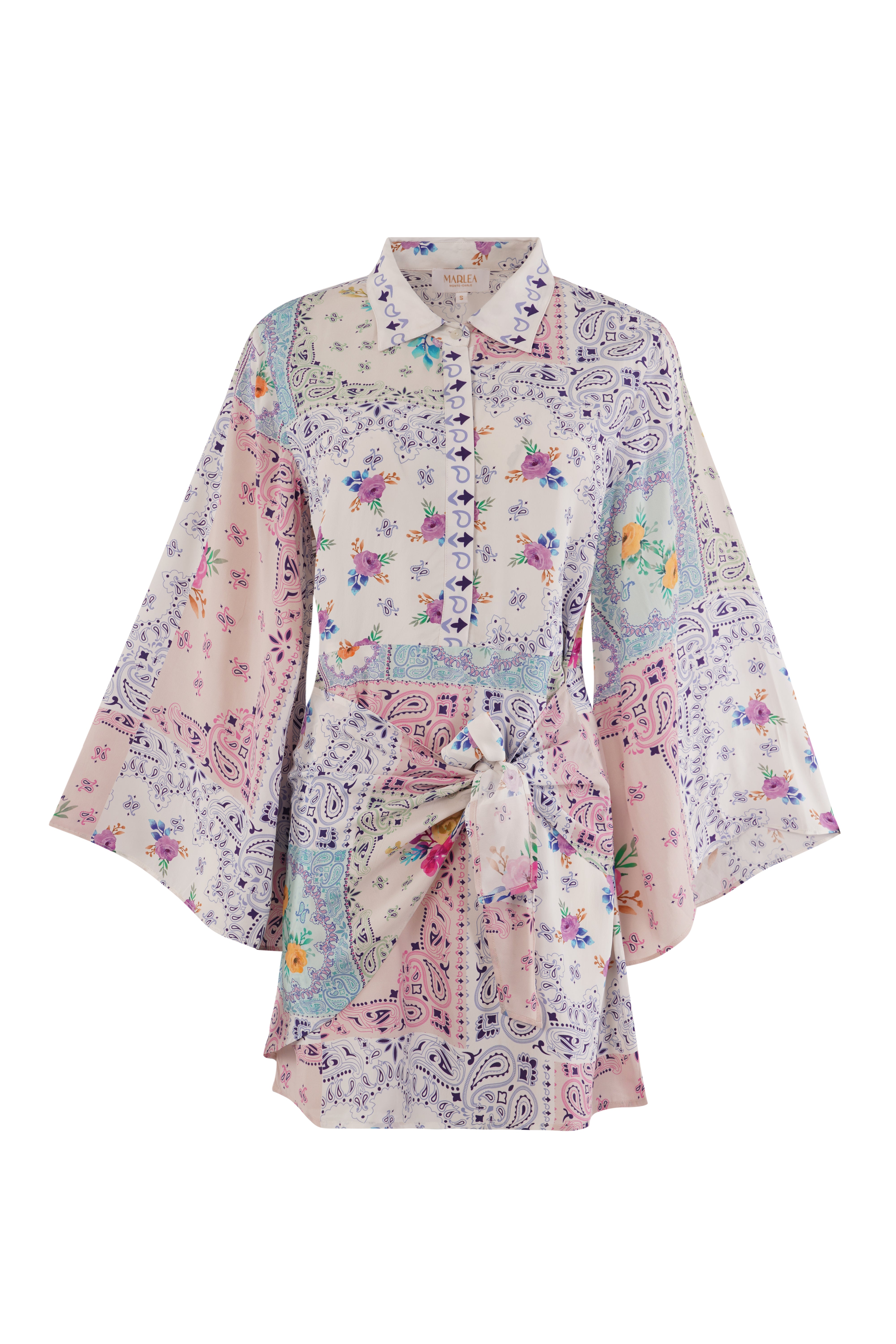 ROBE PENELOPE - PAISLEY FLORAL PATCH