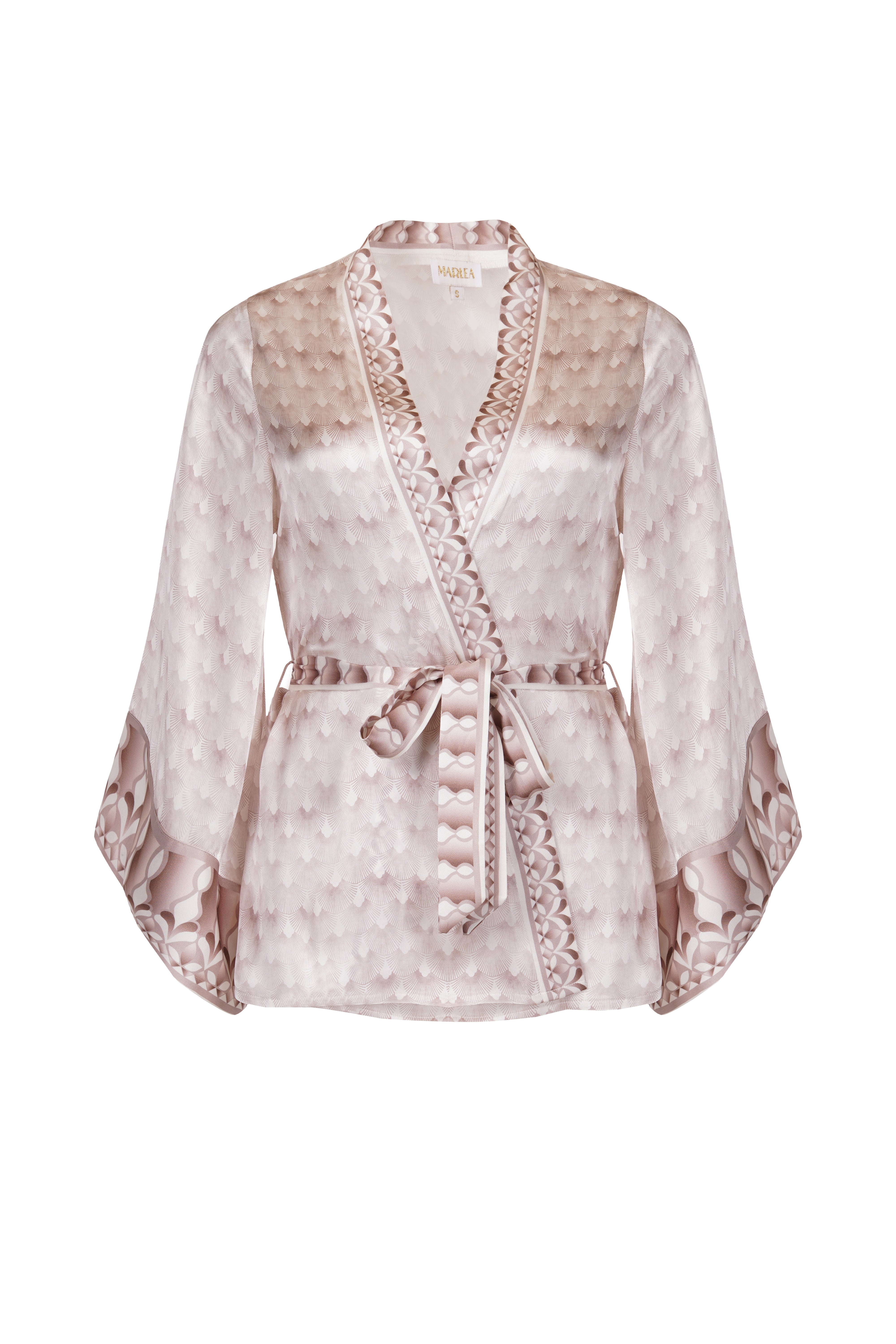 KIMONO DALIA - WHITE PEACOCK