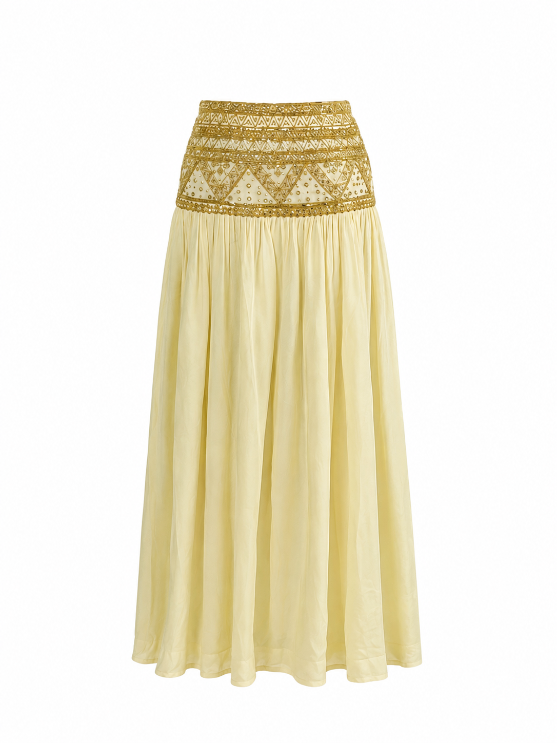 JUPE SHEHERAZADE - JAUNE PASTEL