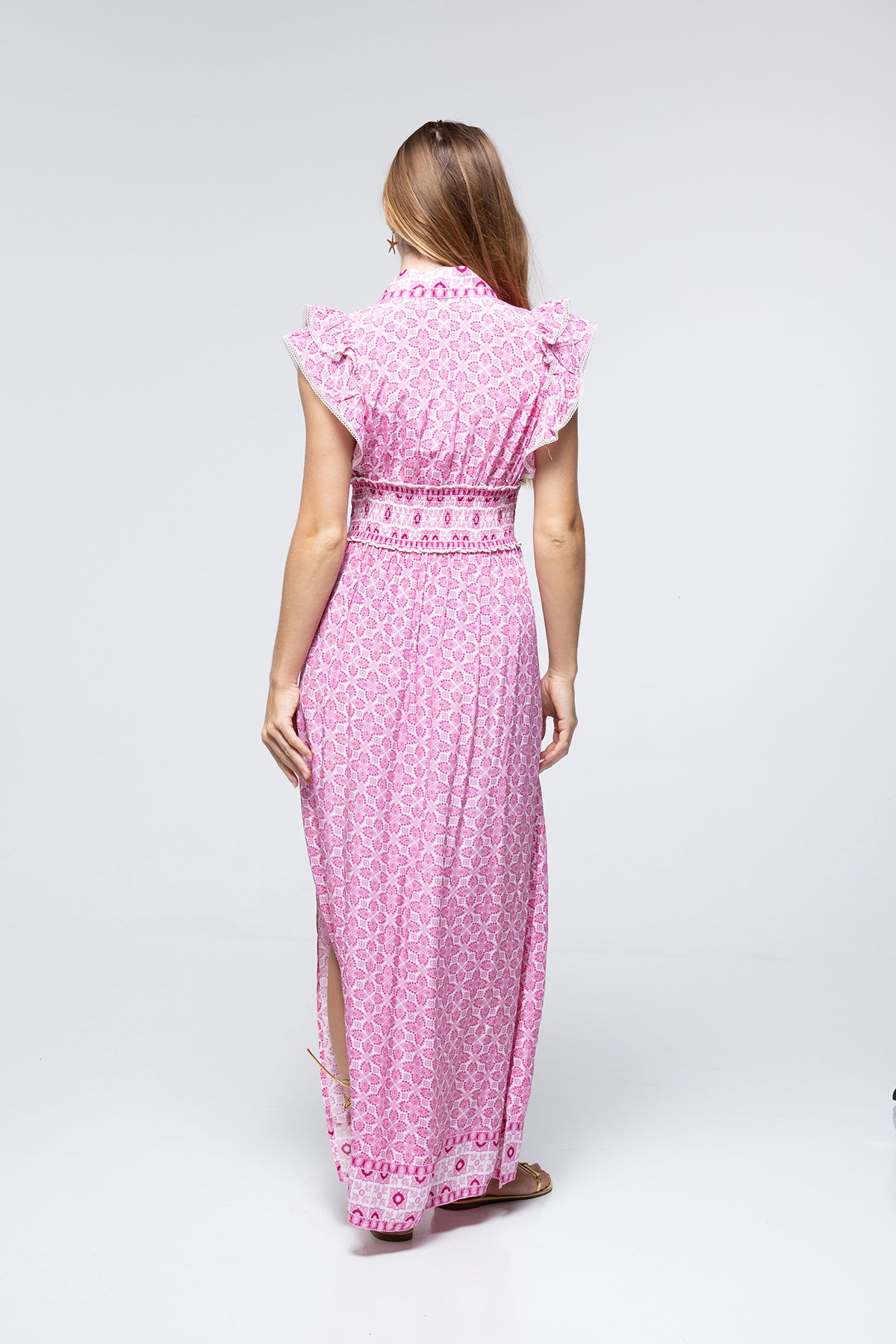 Clémence dress in Pink Lotus – MARLEA Monte-Carlo