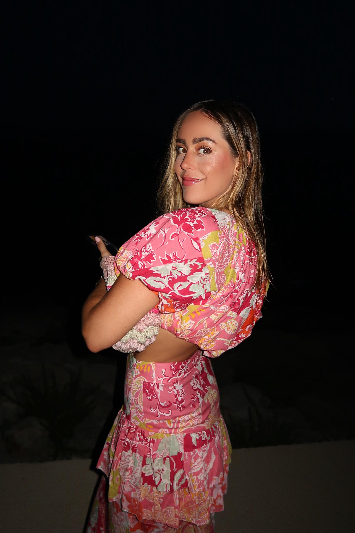 JUPE ESTHER - FLORAL PATCH