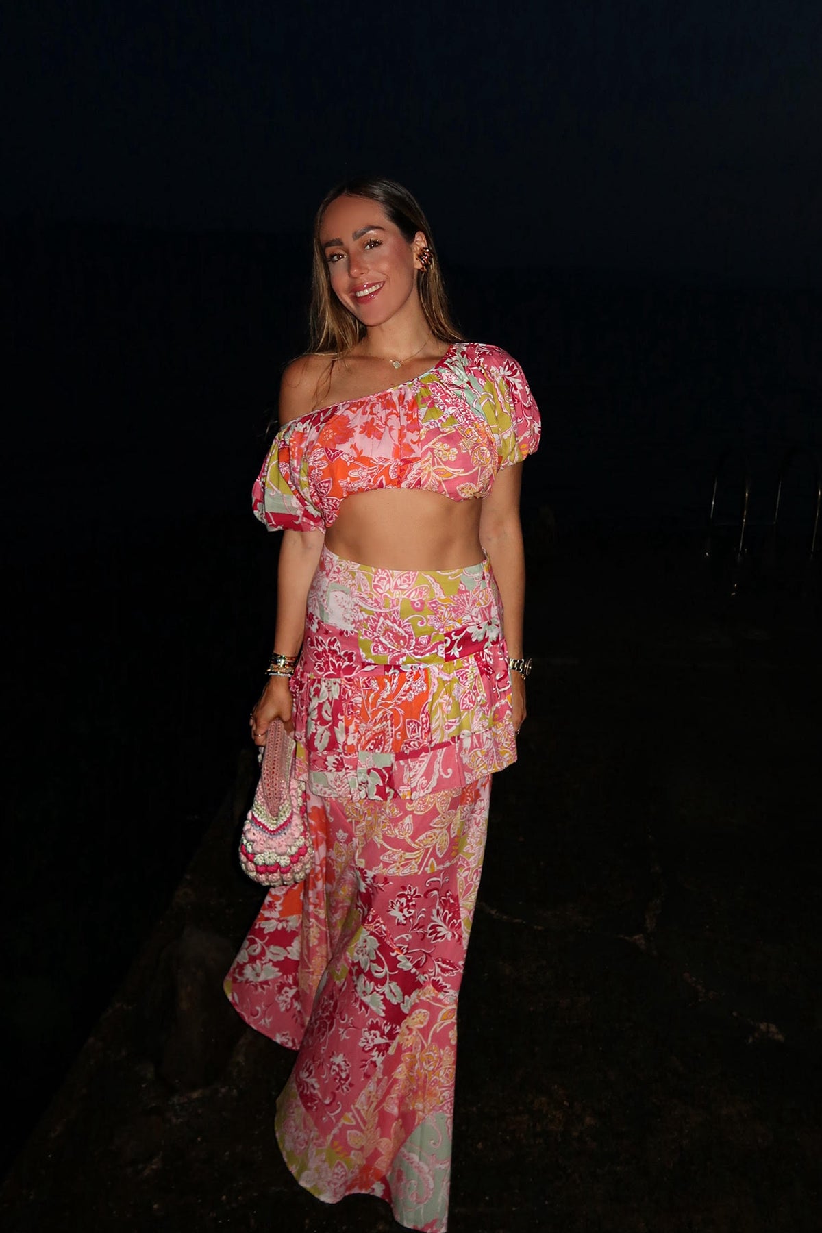 JUPE ESTHER - FLORAL PATCH