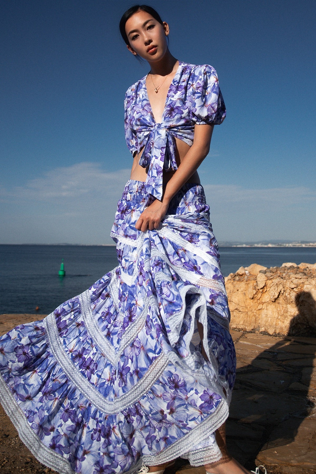 TOP CLARYSSE - VIOLA