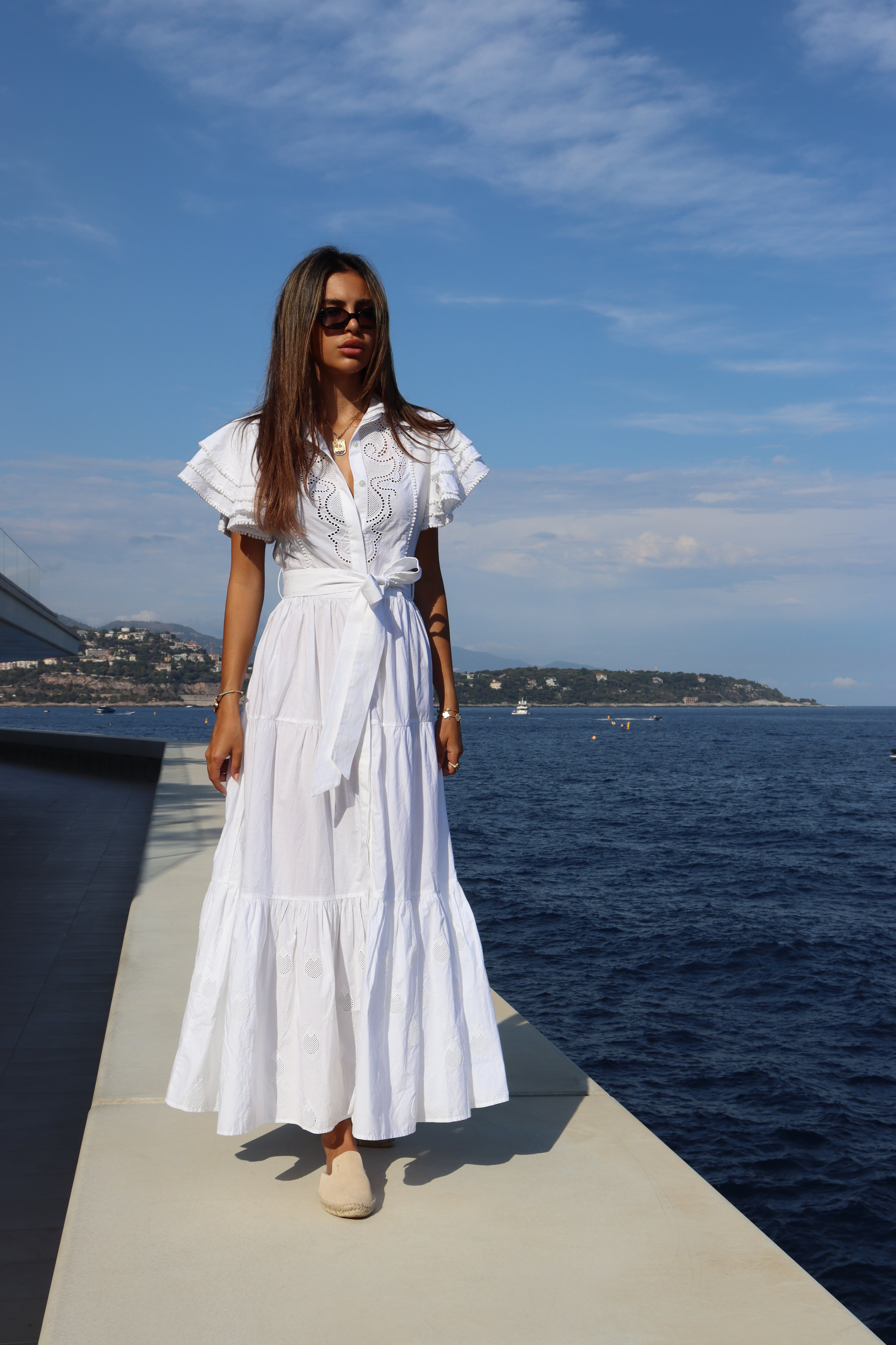 ROBE CAMELIA - BLANC