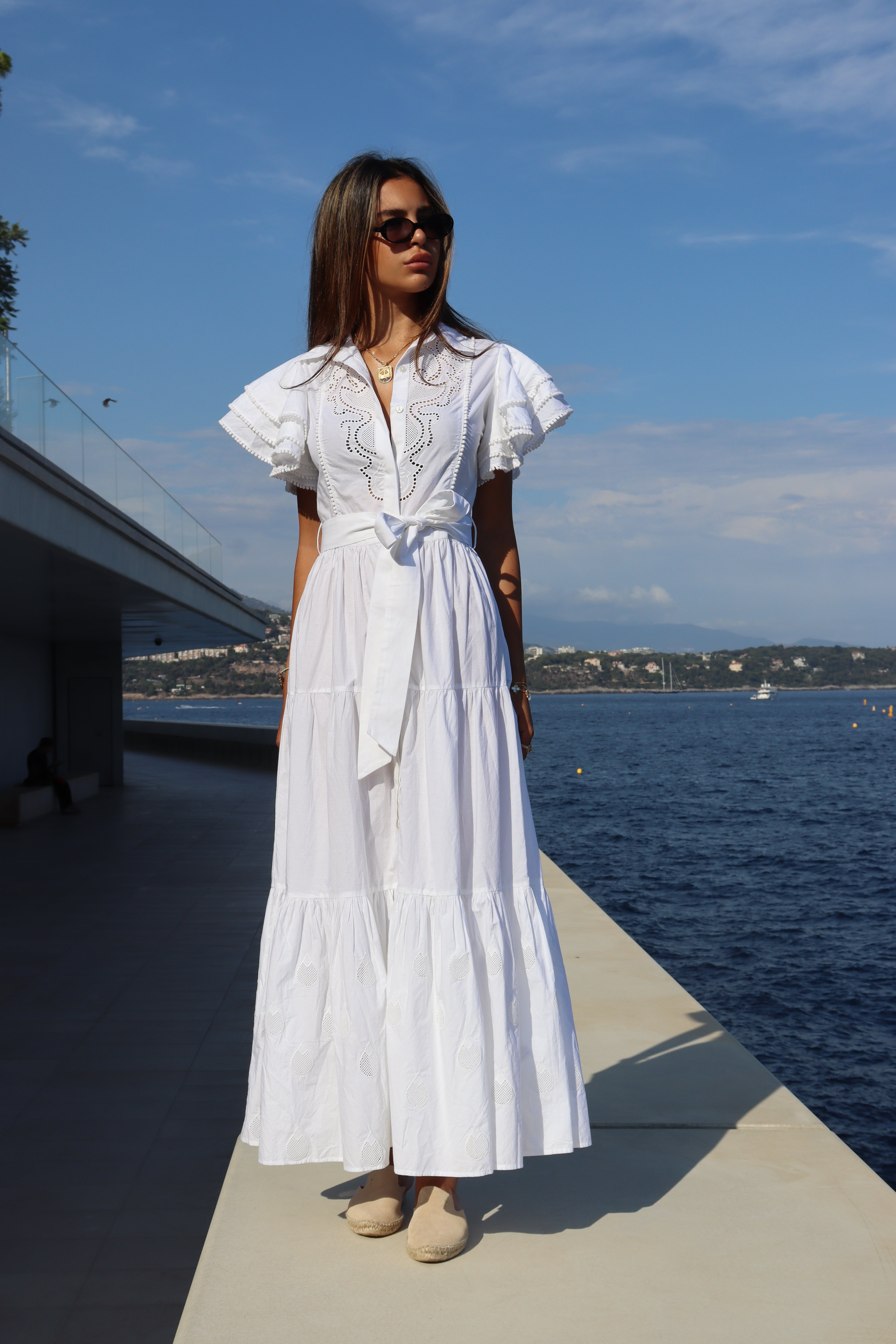 ROBE CAMELIA - BLANC