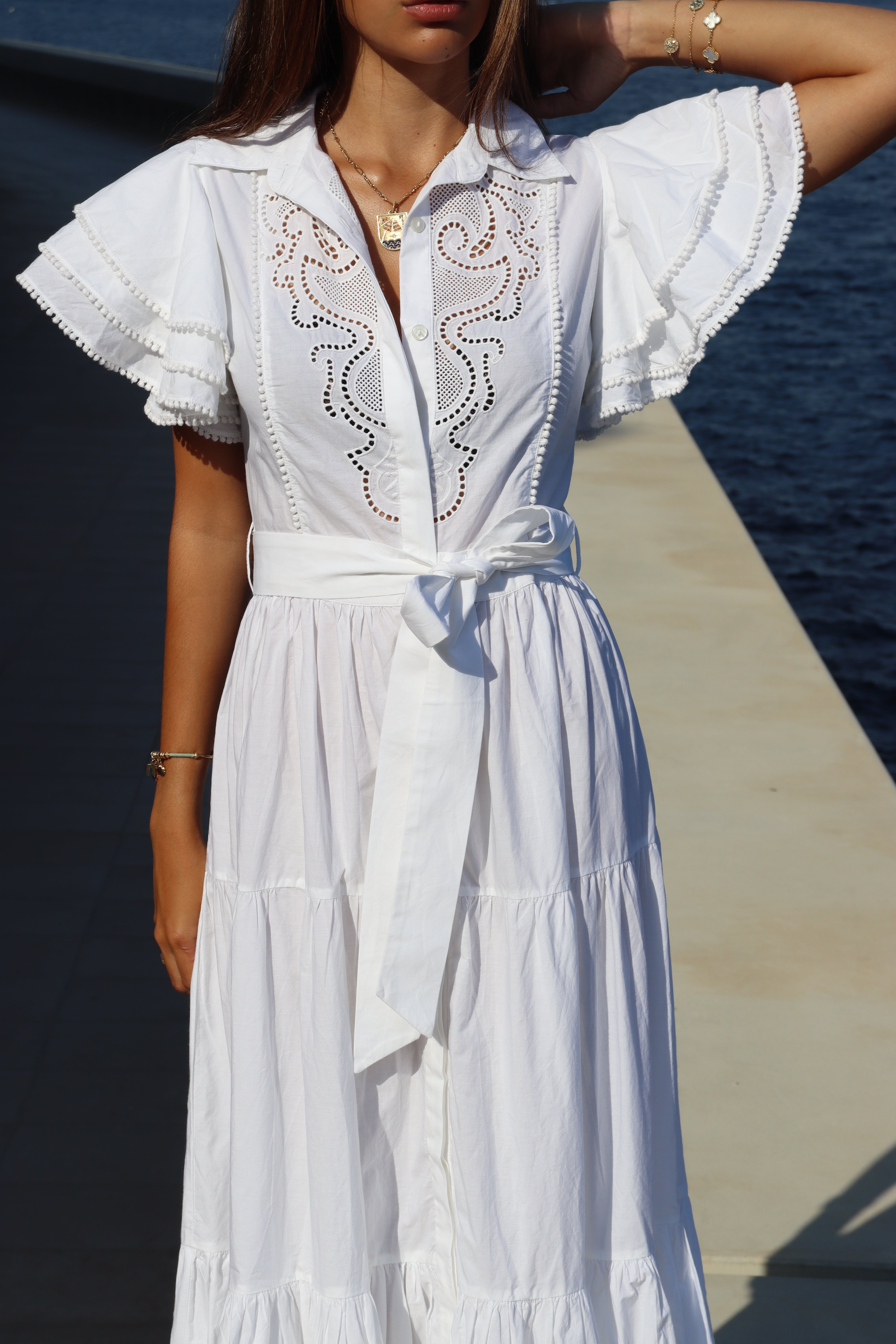 ROBE CAMELIA - BLANC