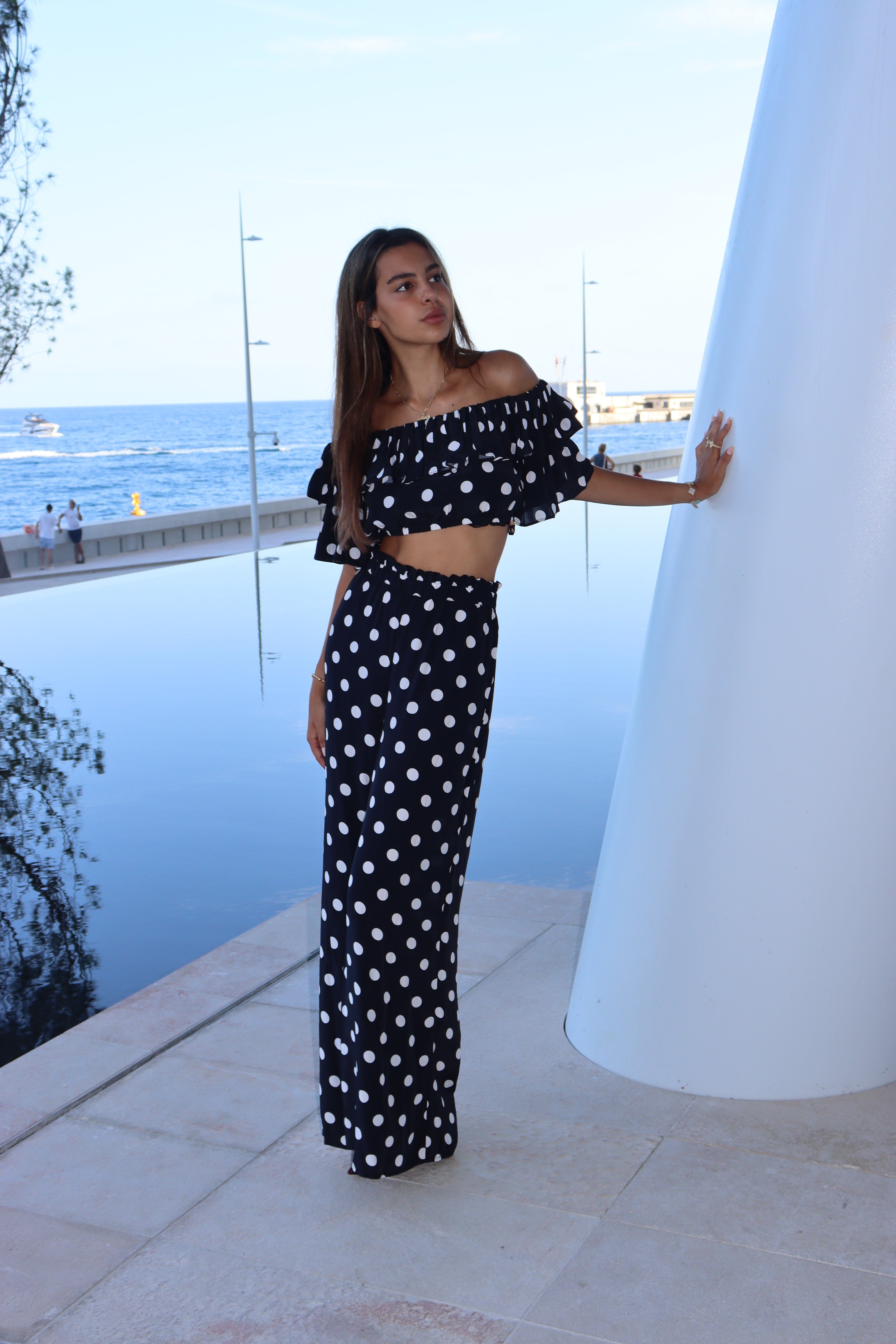PANTALON REBECCA - POLKADOTS
