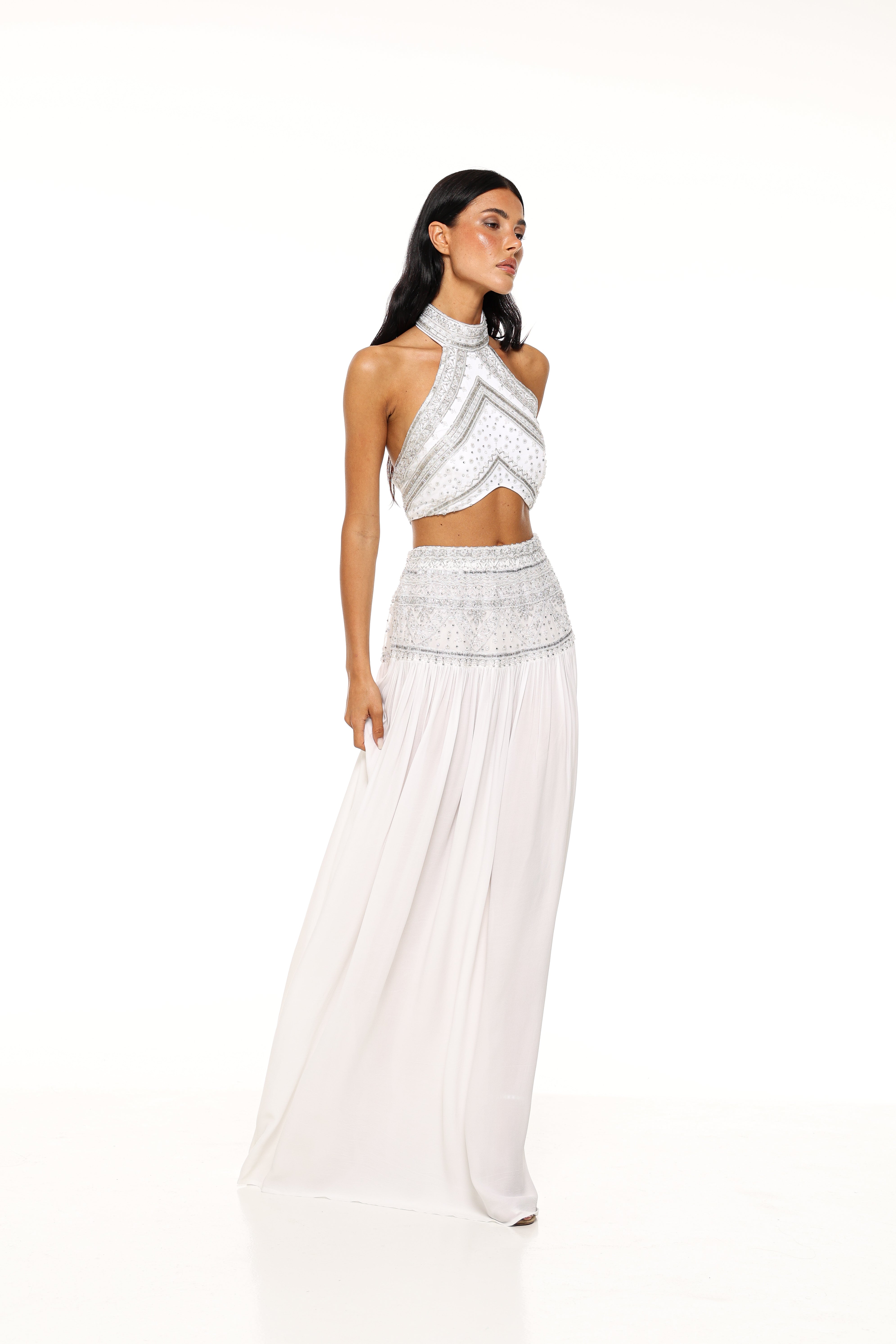 TOP SHEHERAZADE - BLANC