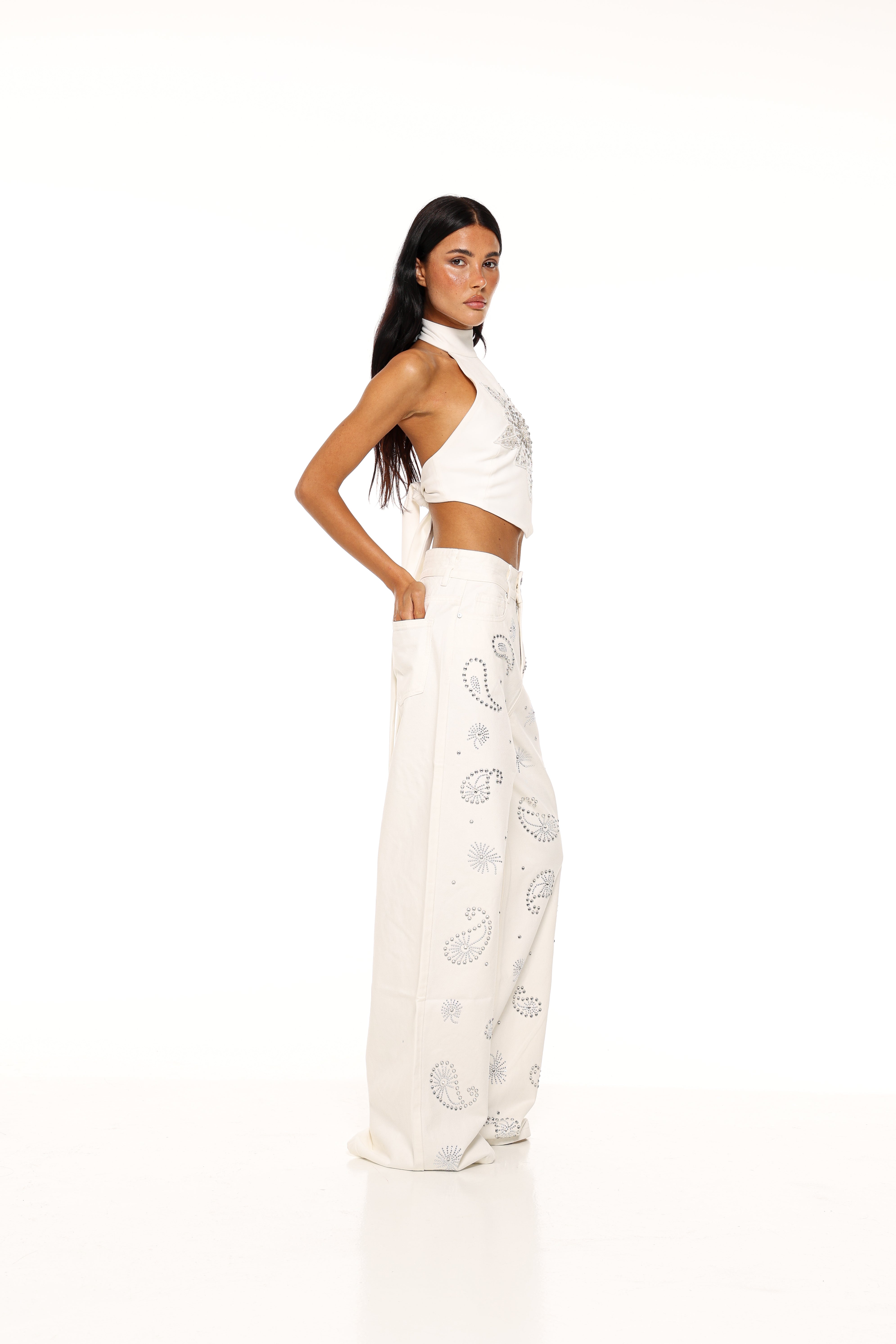 TOP LAYLA - BLANC