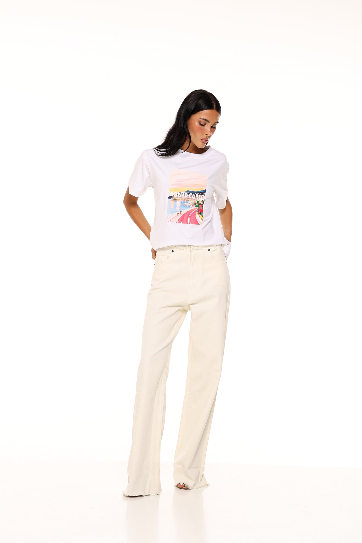 JEANS SCARLETT - IVOIRE