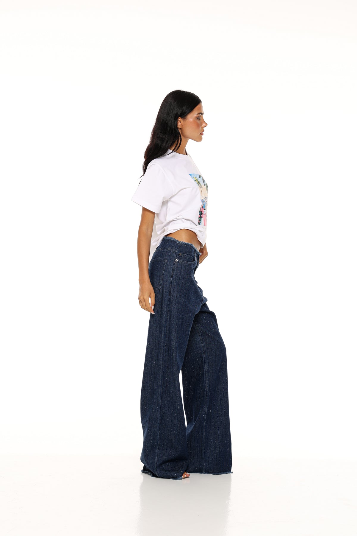 JEANS SCARLETT - BRUT STRASS
