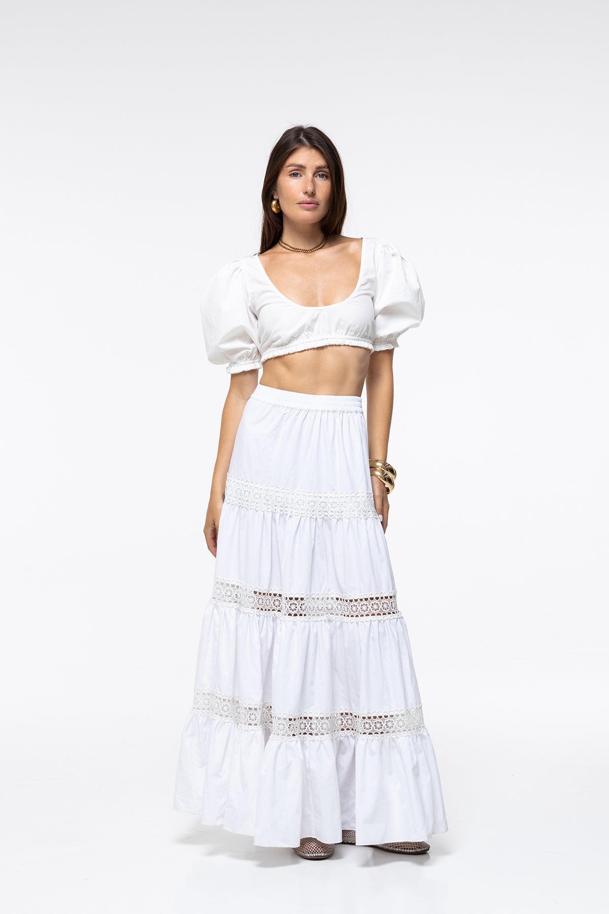 JUPE NINON - BRODERIES BLANCHES