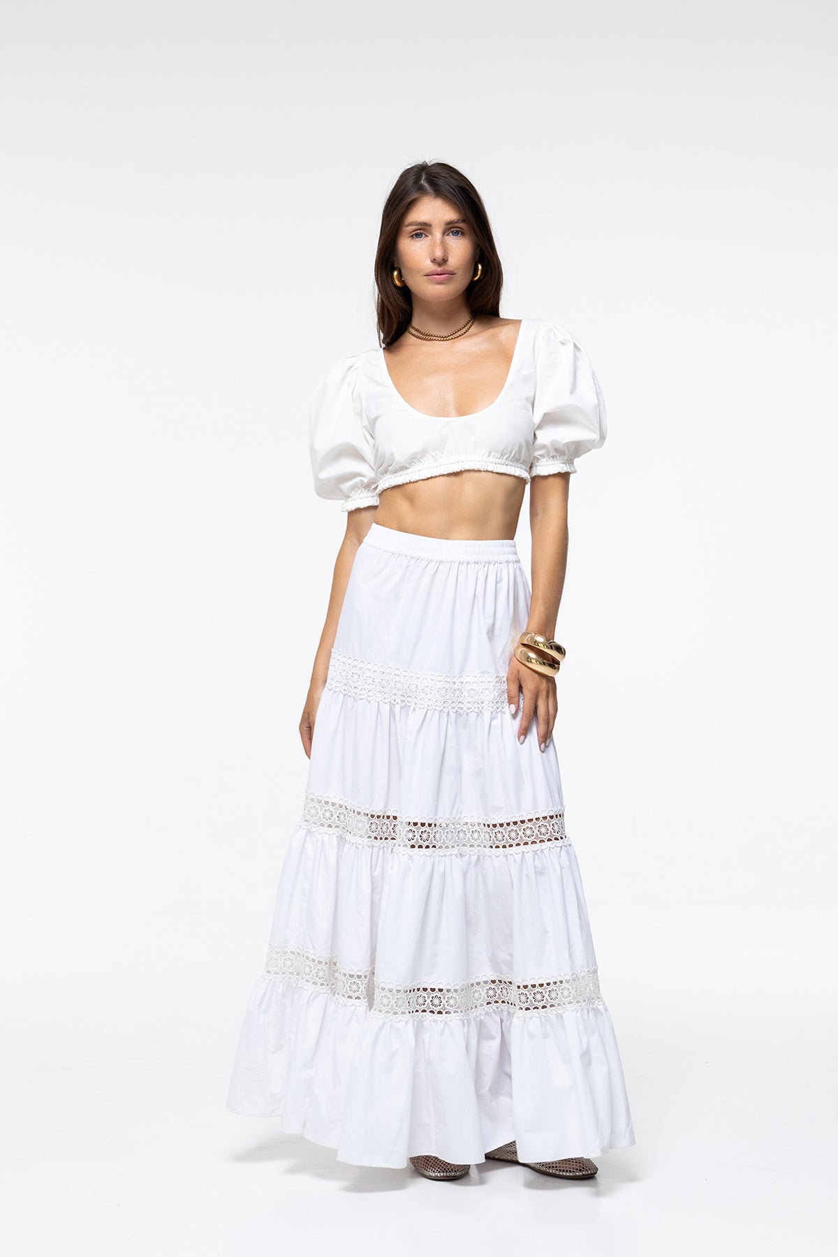 JUPE NINON - BRODERIES BLANCHES