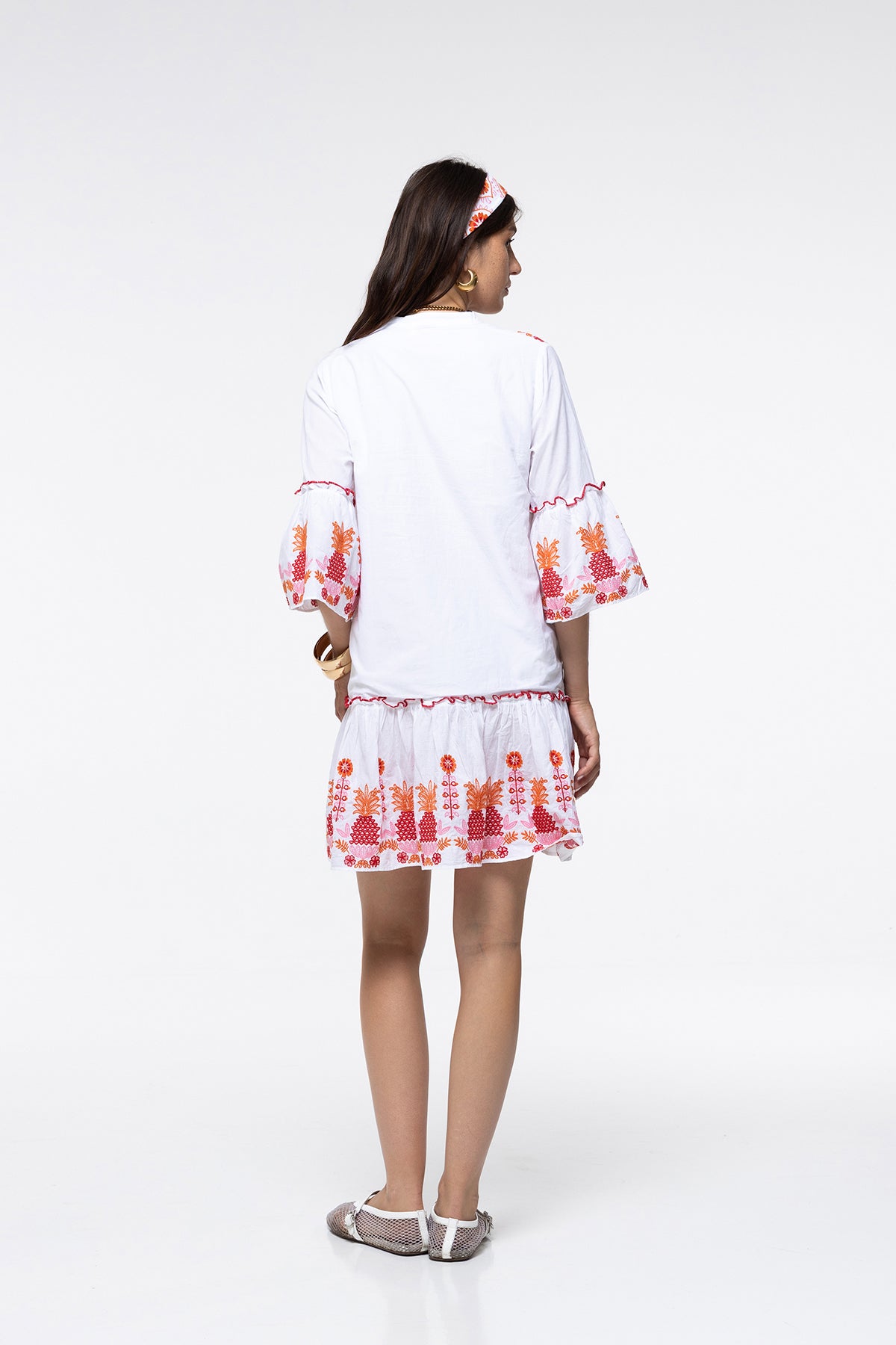 ROBE JEANNE - PEACH PINEAPPLE