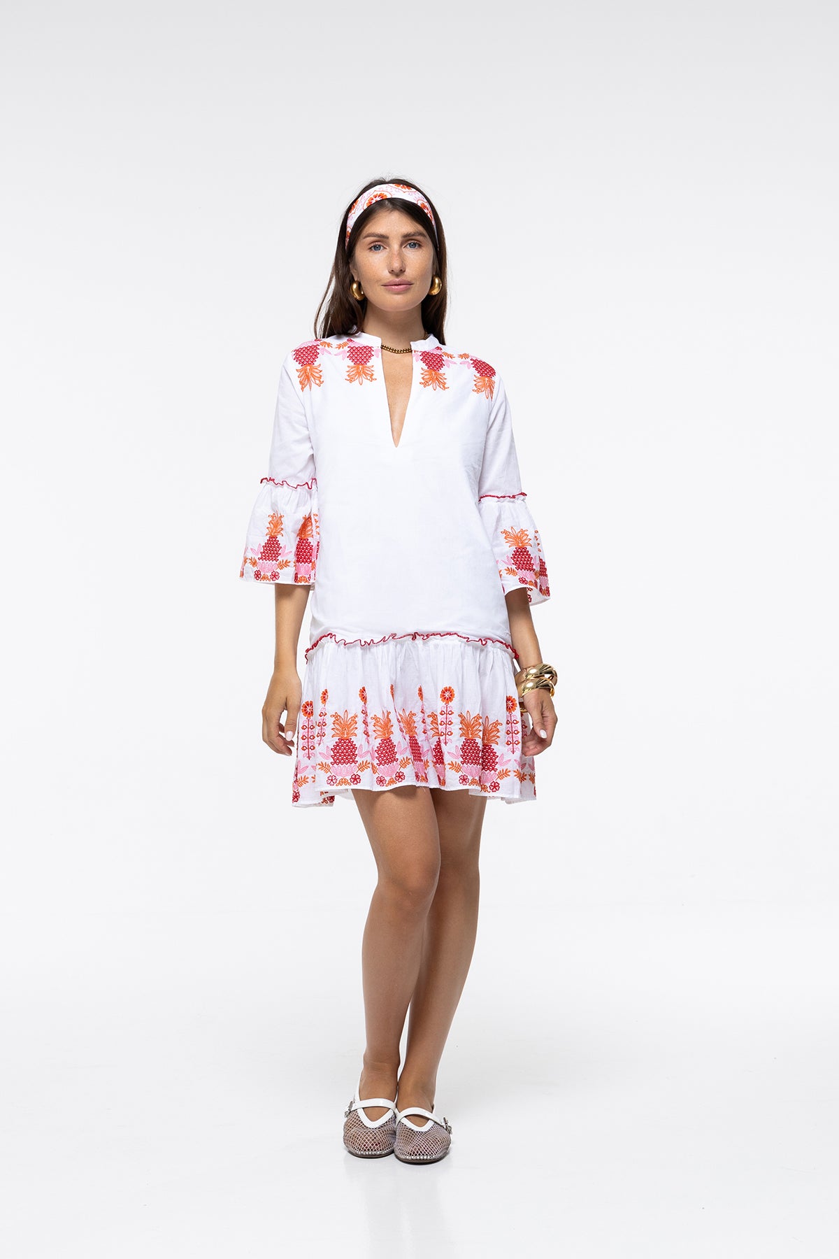 ROBE JEANNE - PEACH PINEAPPLE