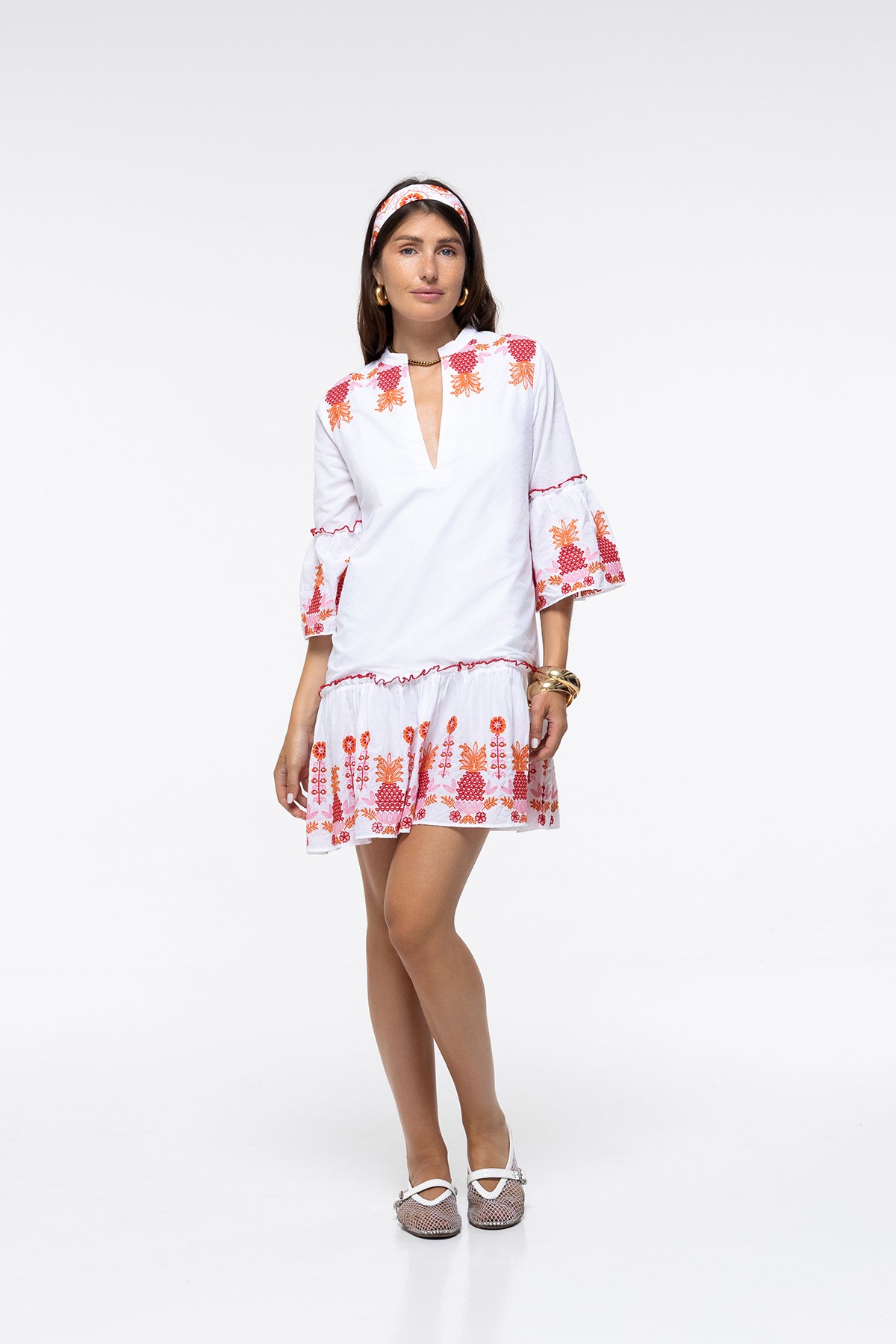 ROBE JEANNE - PEACH PINEAPPLE