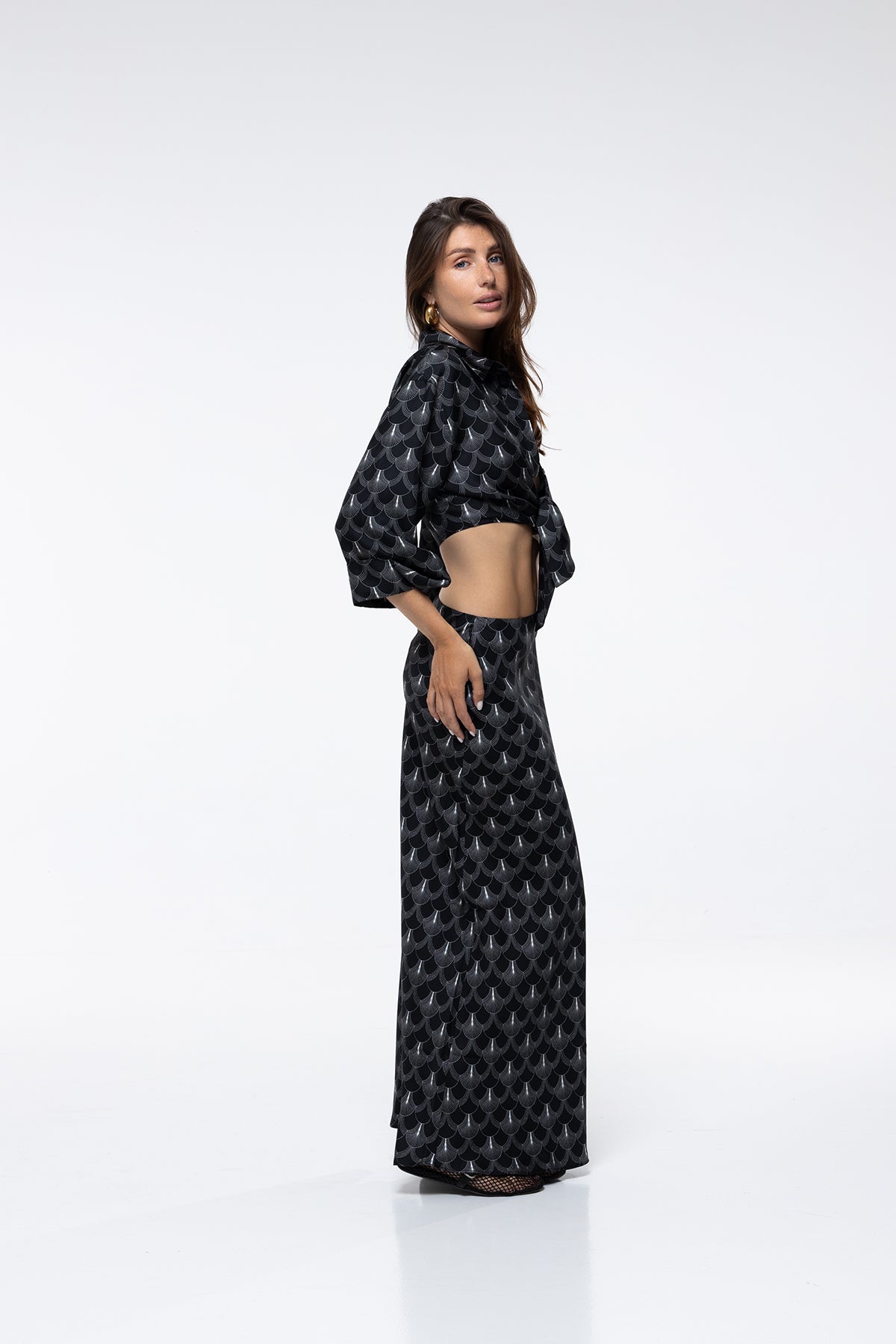 Top Vanina black peacock – MARLEA Monte-Carlo