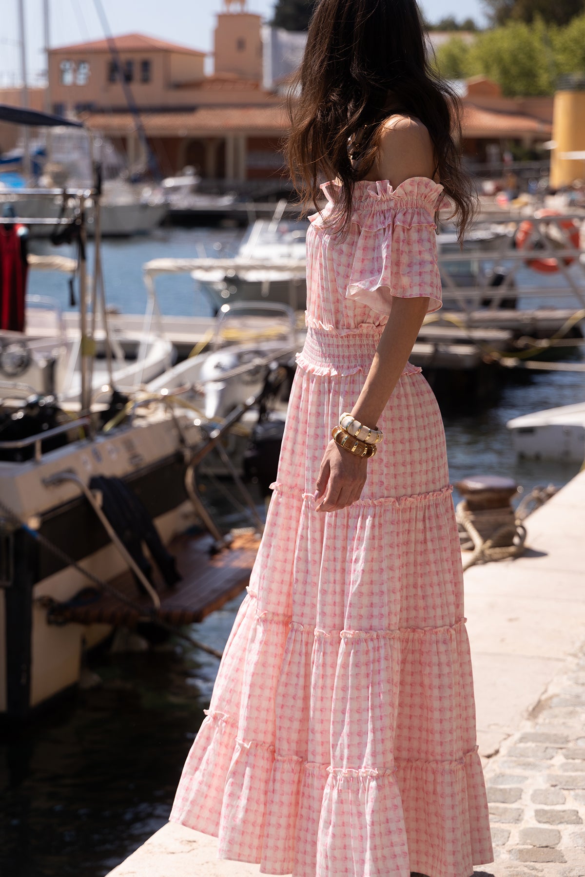 ROBE SANDY - PINK VICHY