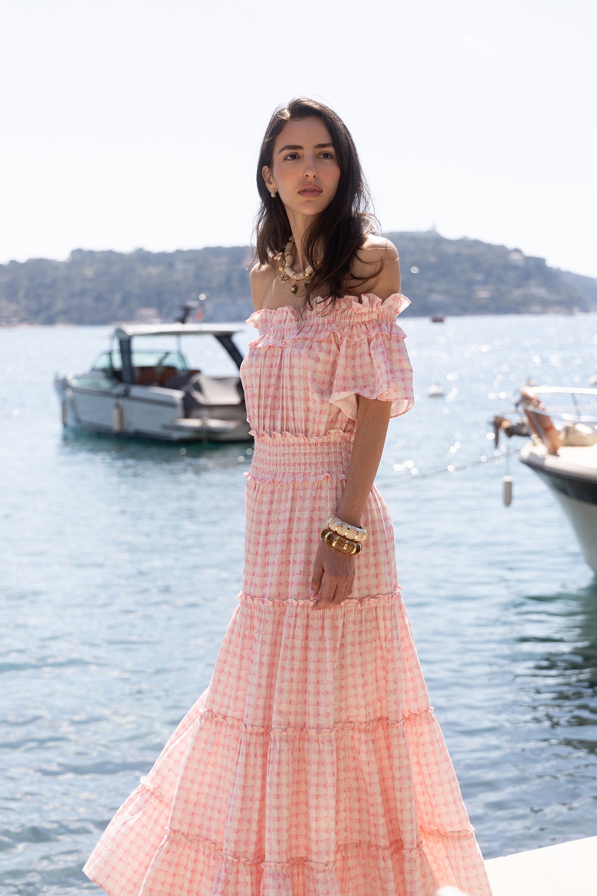 ROBE SANDY - PINK VICHY