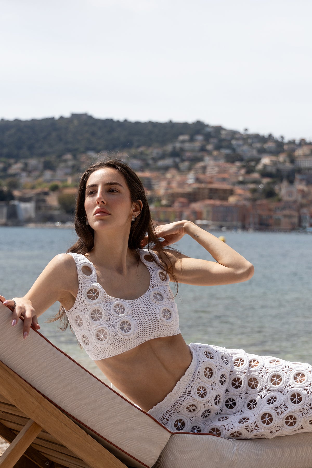 Crochet set in white – MARLEA Monte-Carlo