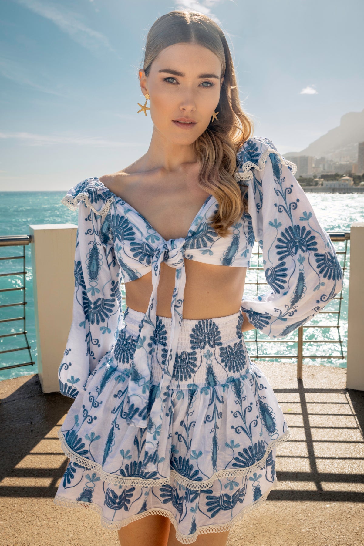 TOP ALEKS - BRODERIES BLEU