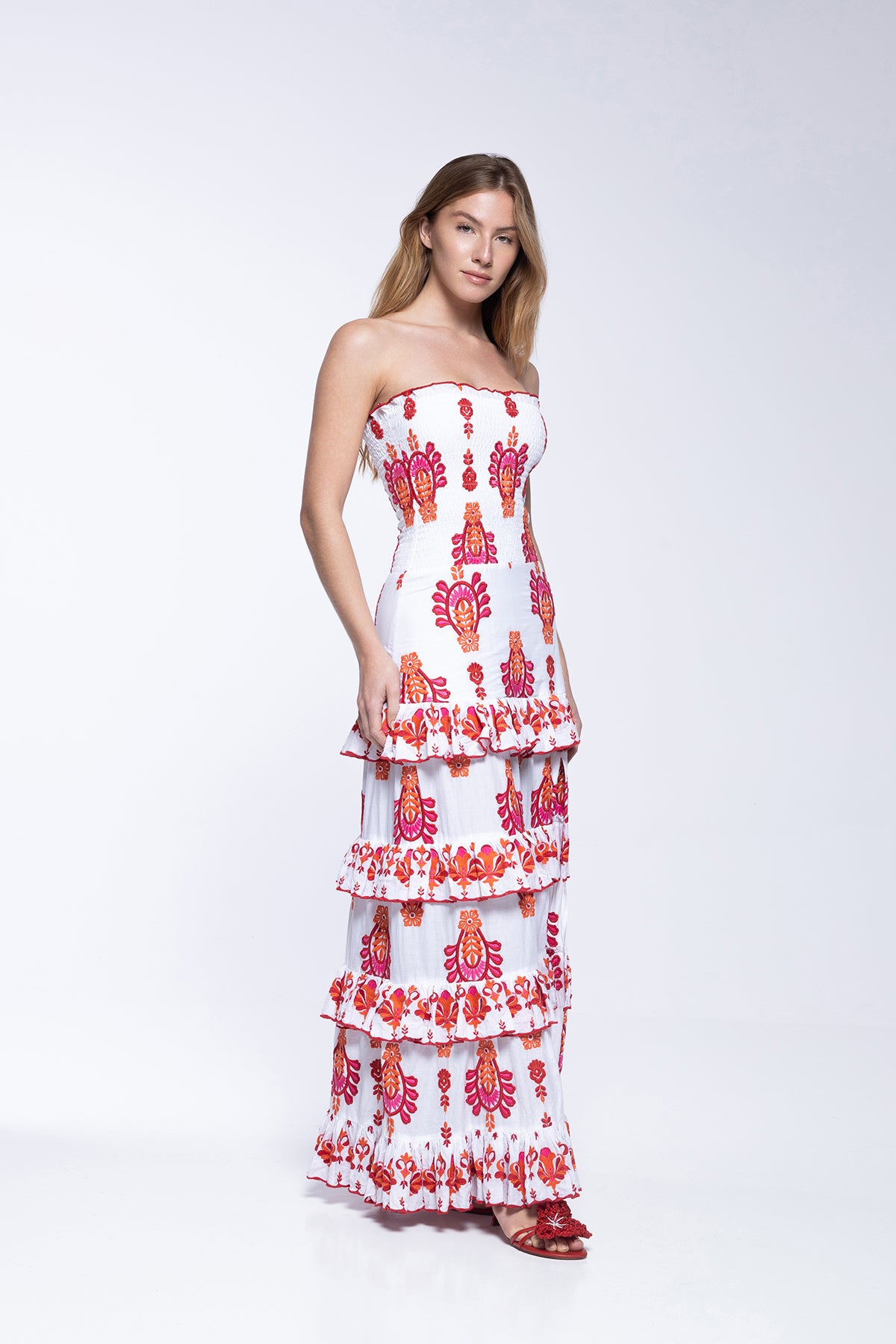 ROBE LULA - TOPAZ ROUGE