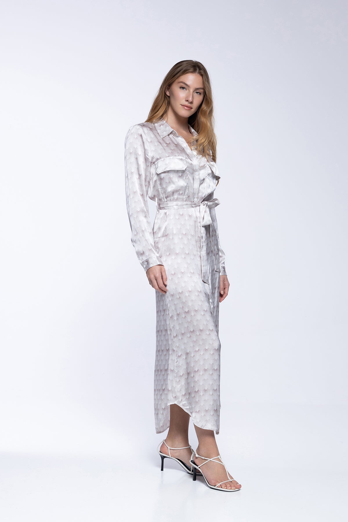 ROBE ELOISE - WHITE PEACOCK