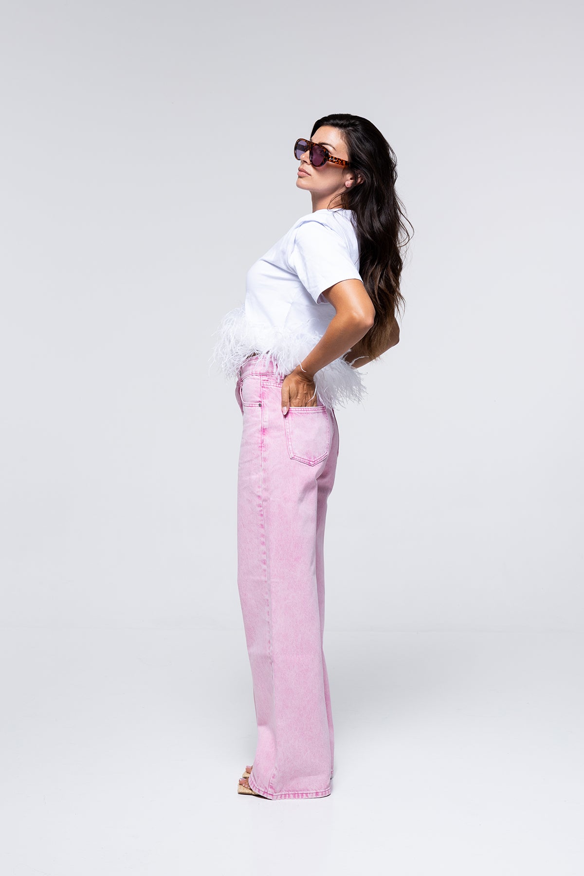 JEANS SCARLETT - ROSE