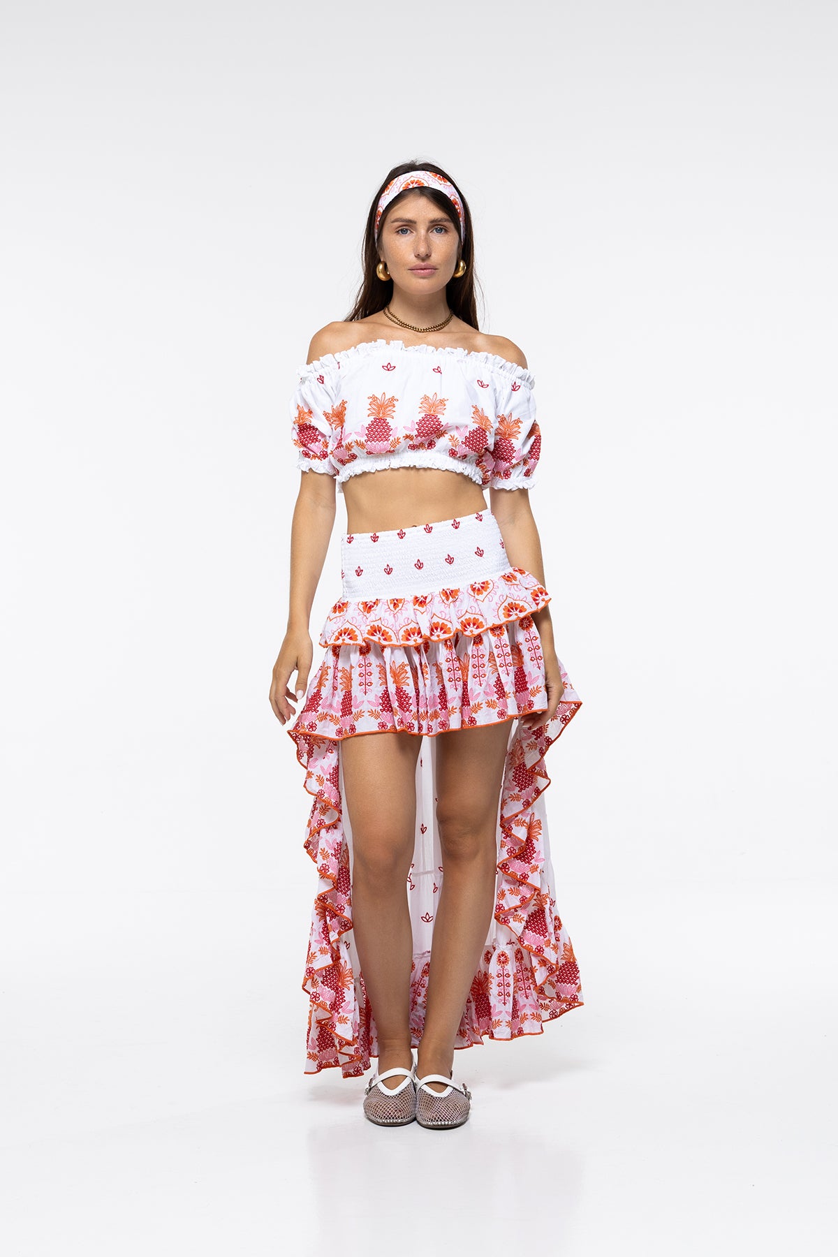 TOP JENNA - PEACH PINEAPPLE