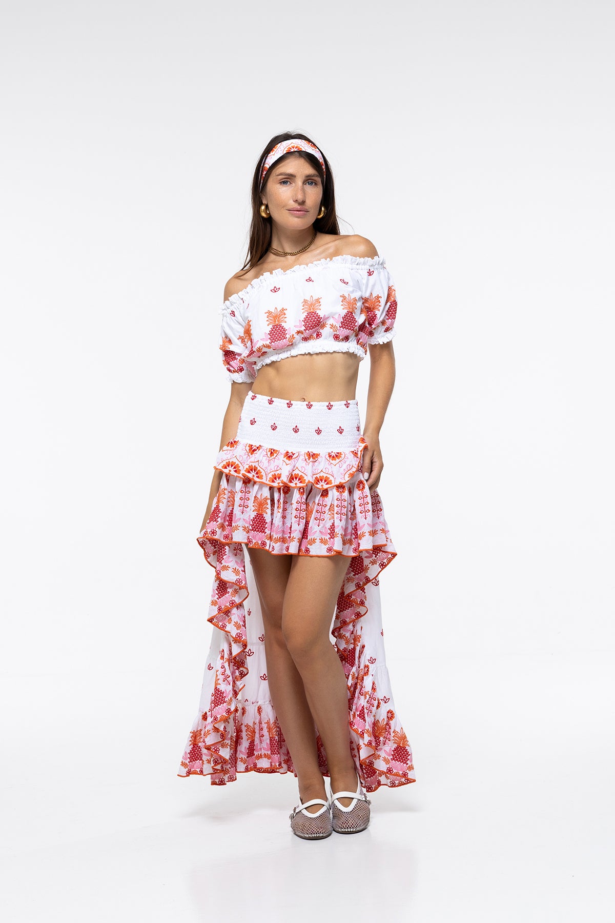 TOP JENNA - PEACH PINEAPPLE