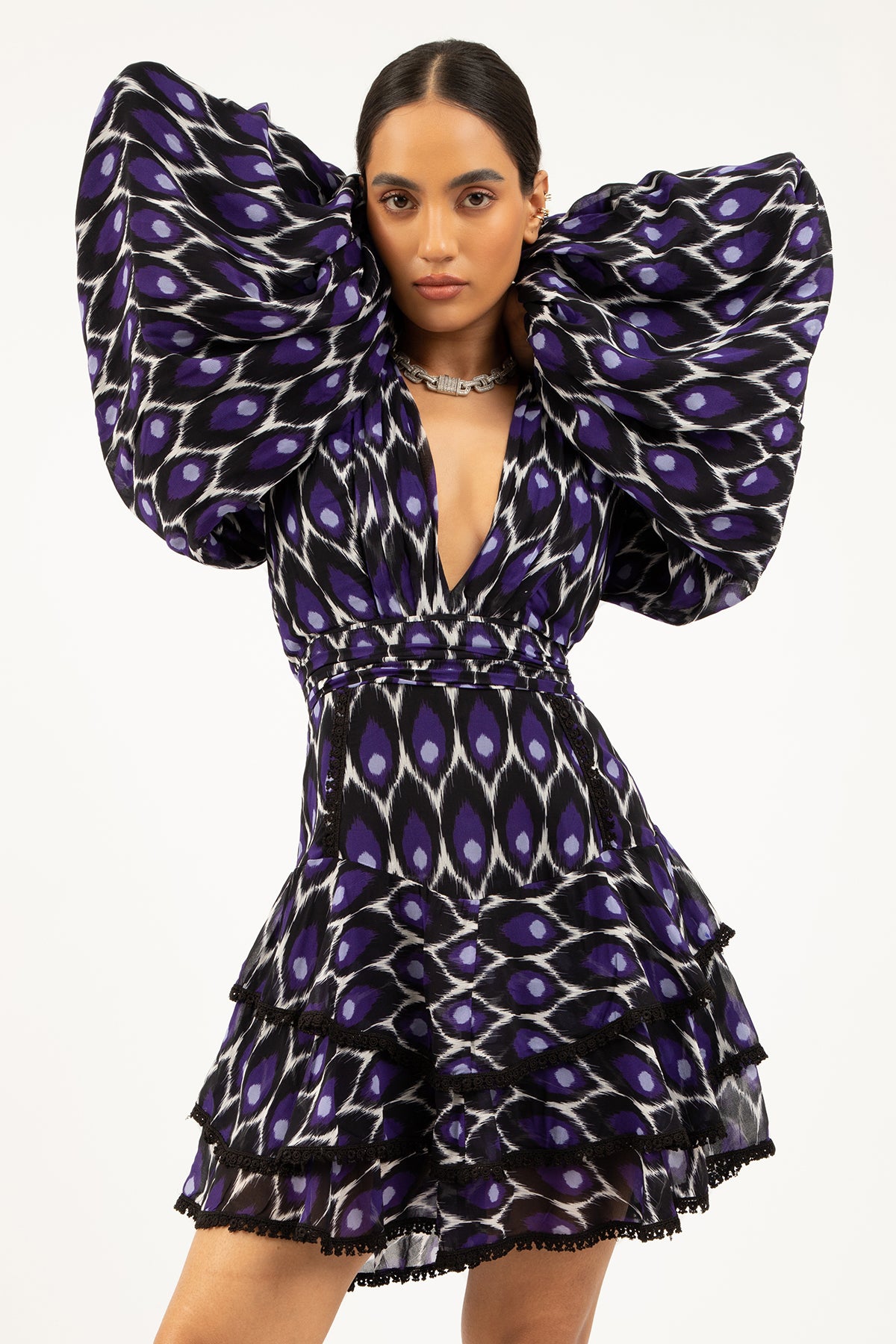 MARILOU DRESS - WINTER PURPLE